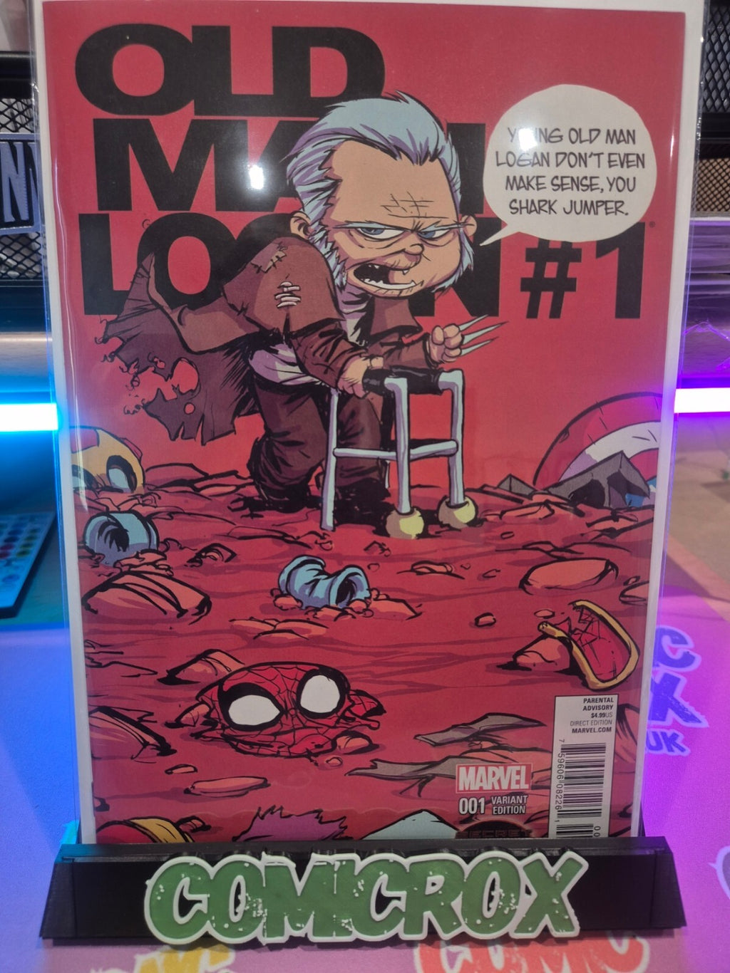 Old Man Logan #1, Skottie Young Baby Variant Cover, NM