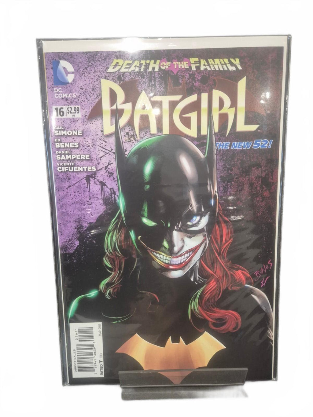 Batgirl #14, 15 & 16, 2012, New 52 Death of the Family, Joker Covers, NM
