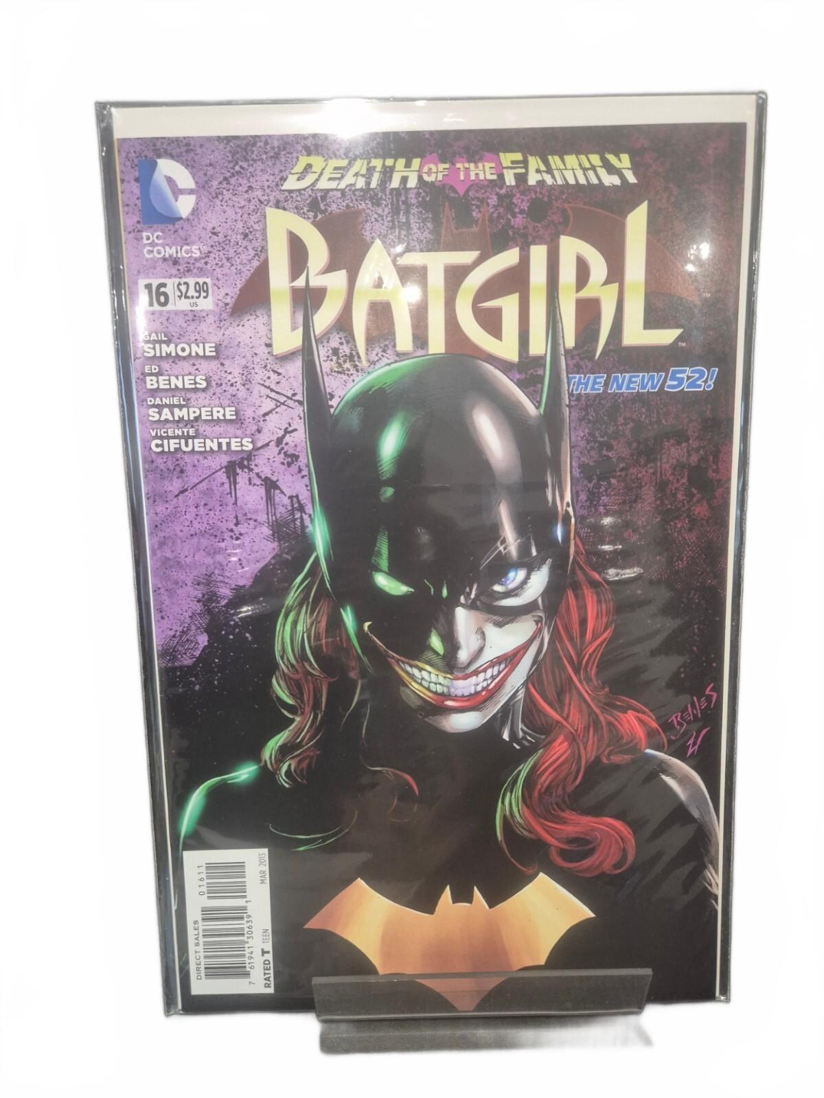 Batgirl #14, 15 & 16, 2012, New 52 Death of the Family, Joker Covers, NM