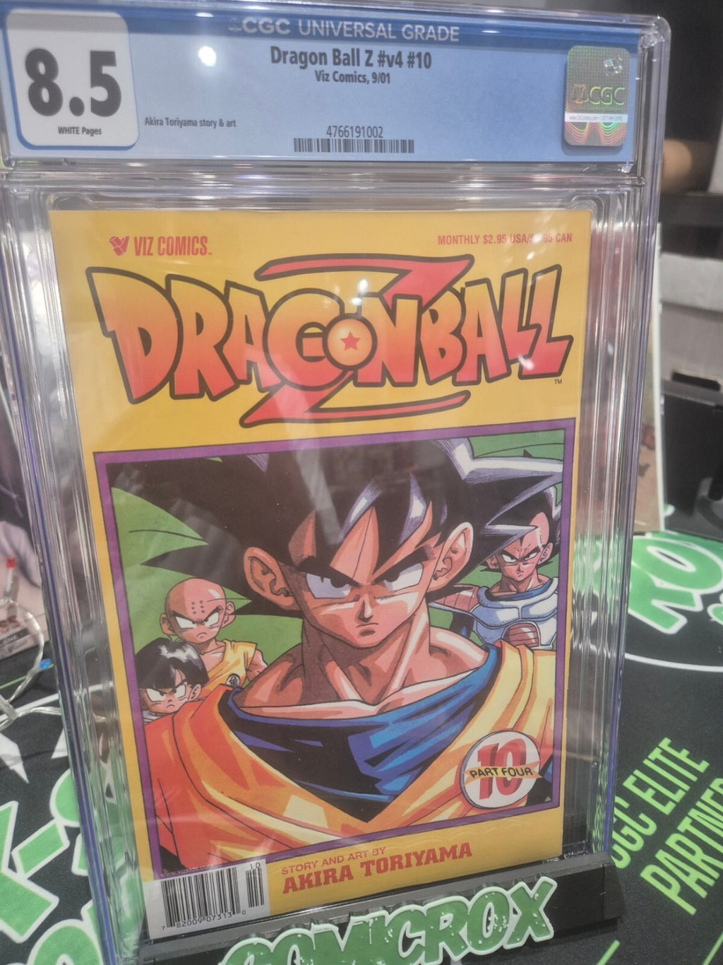 Dragon Ball Z #10, CGC 8.5, Vol: 4, 2001, Viz Comics