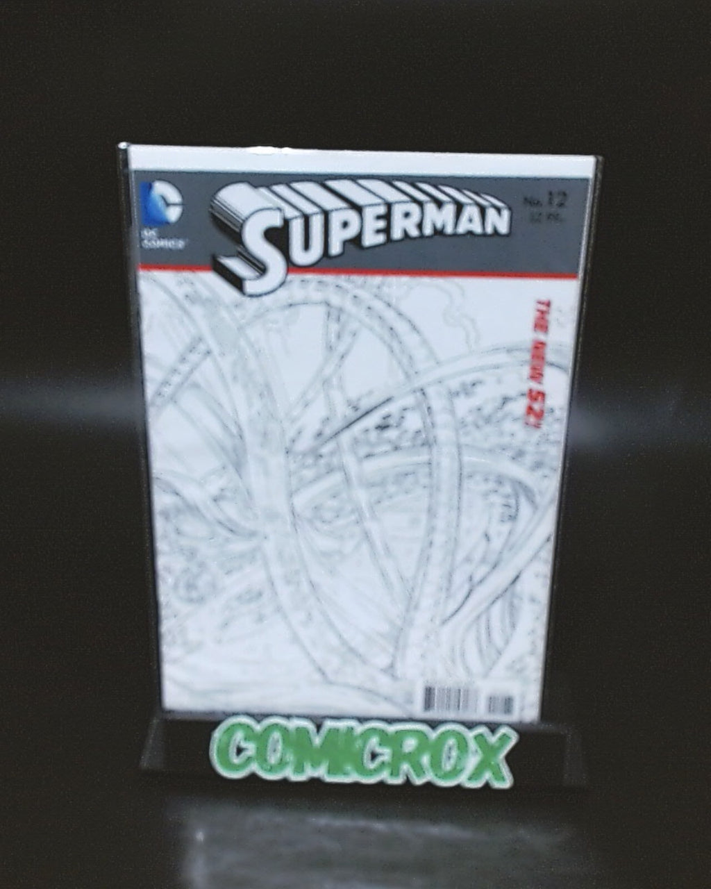 Superman New 52 Issues #5 to 12, Rare 1:25 Incentive Sketch Variants, 8 Books, All NM