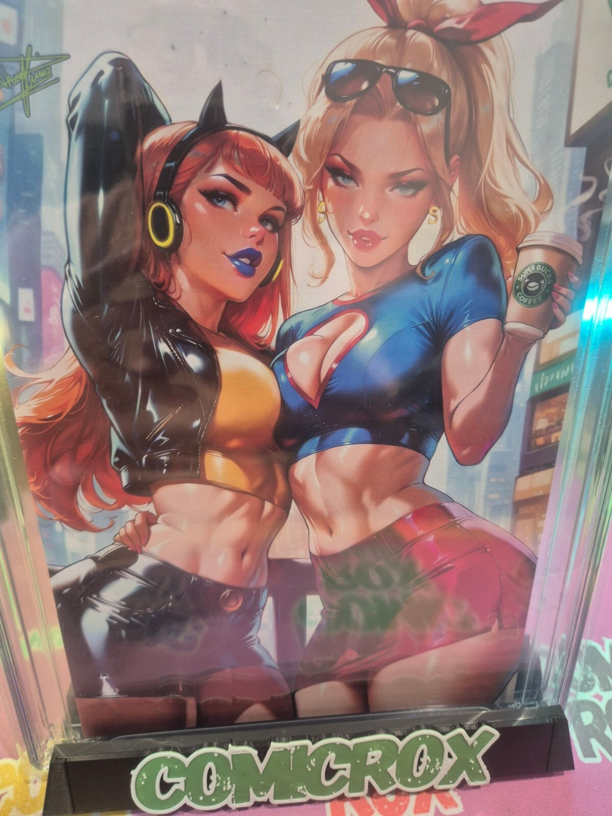 Multiverse Saga #nn, CGC 10.0 Gem Mint! Batgirl & Supergirl, Artist Alley