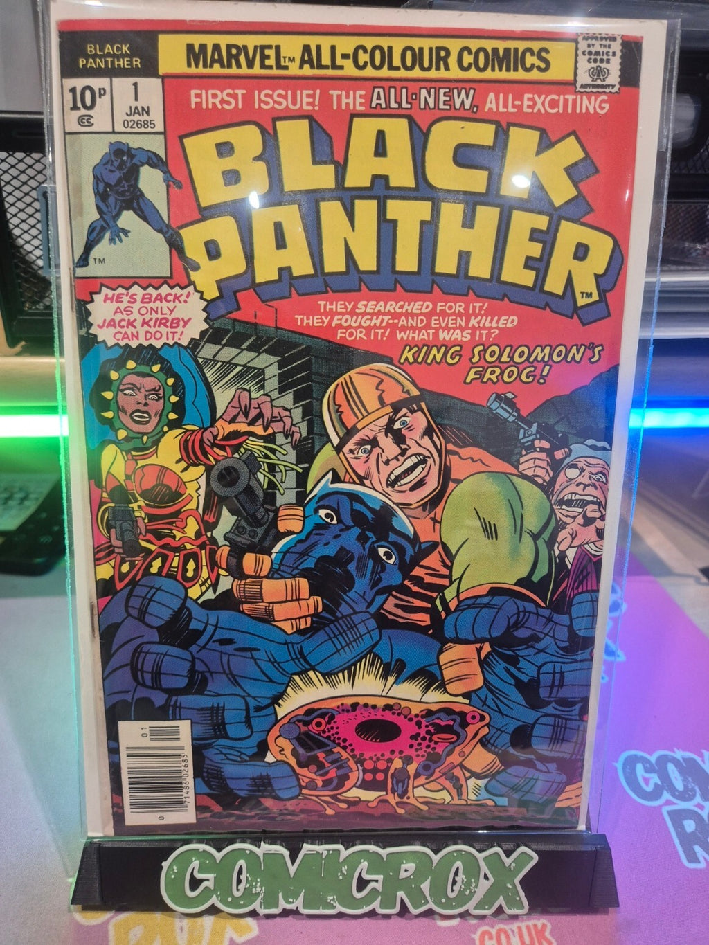 Black Panther #1, 1977, 1st solo series of Black Panther, FN/VF 7.0
