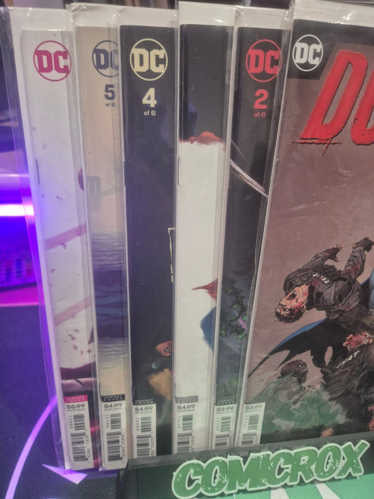 Dceased Complete Set #1-6, Expensive Rare Variants, All High Grade