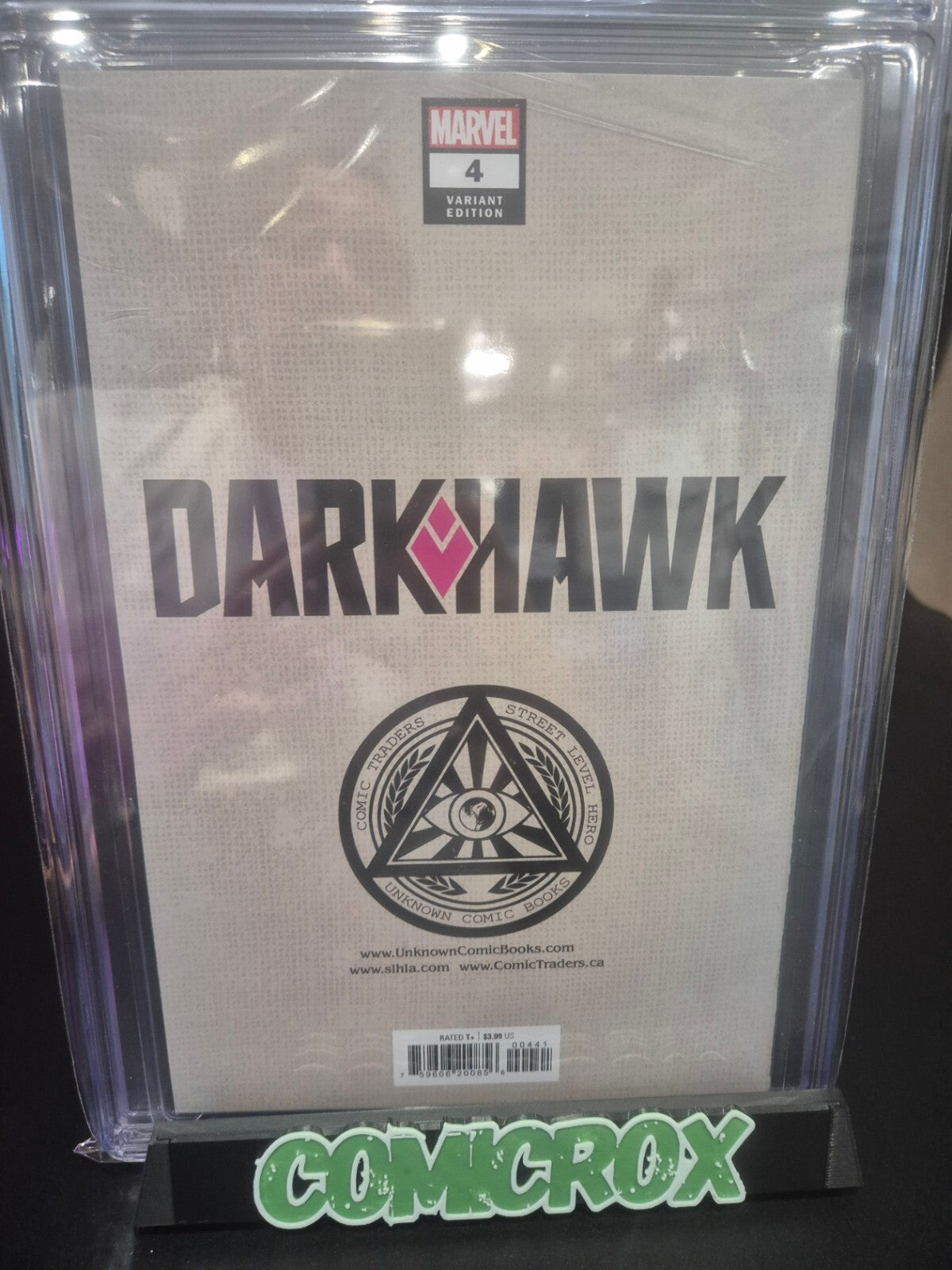 Darkhawk #4, CGC 9.8, Mercado Hulk 340 Homage Variant Cover