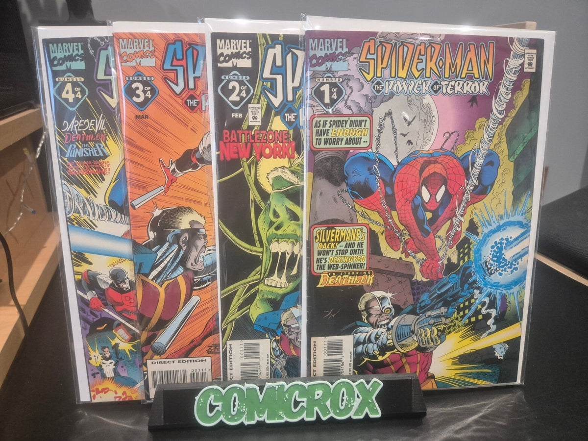 Spider-Man, Power of Terror Complete Set #1-4, 1995, High Grade