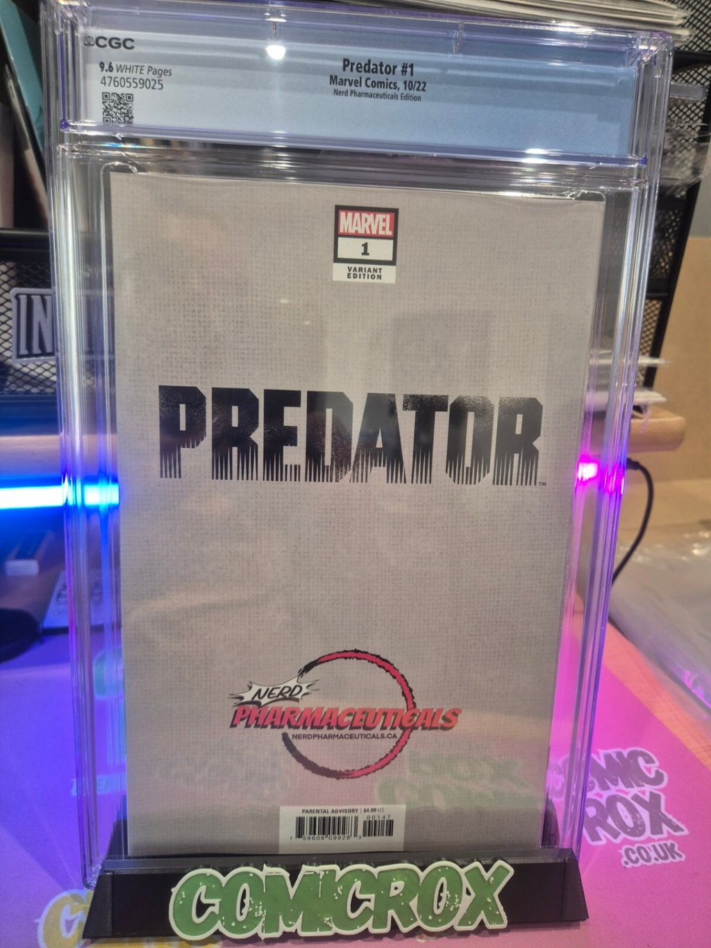 Predator #1, CGC 9.6, 2022, Ken Lashley Nerd Trade Dress Variant