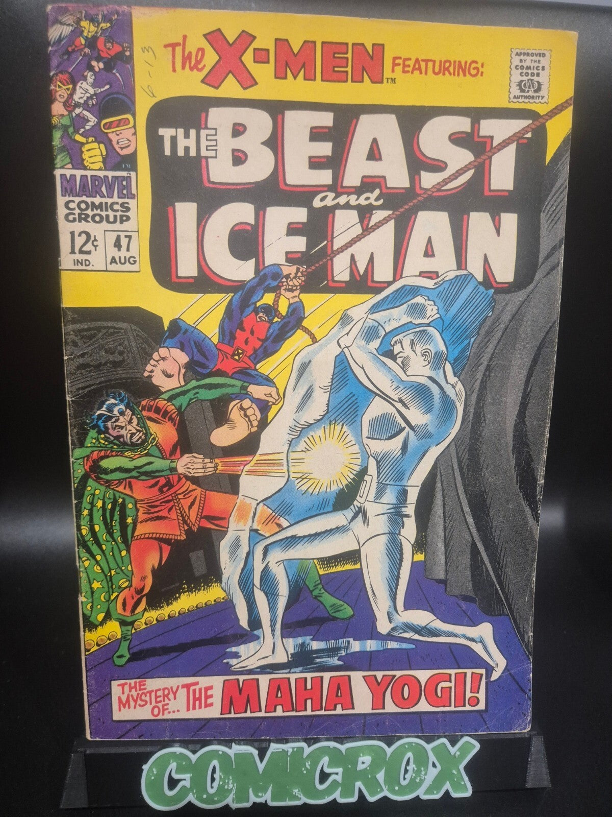Uncanny X-Men #47, 1968, Ice-Man, Silver Age Marvel,  FN+