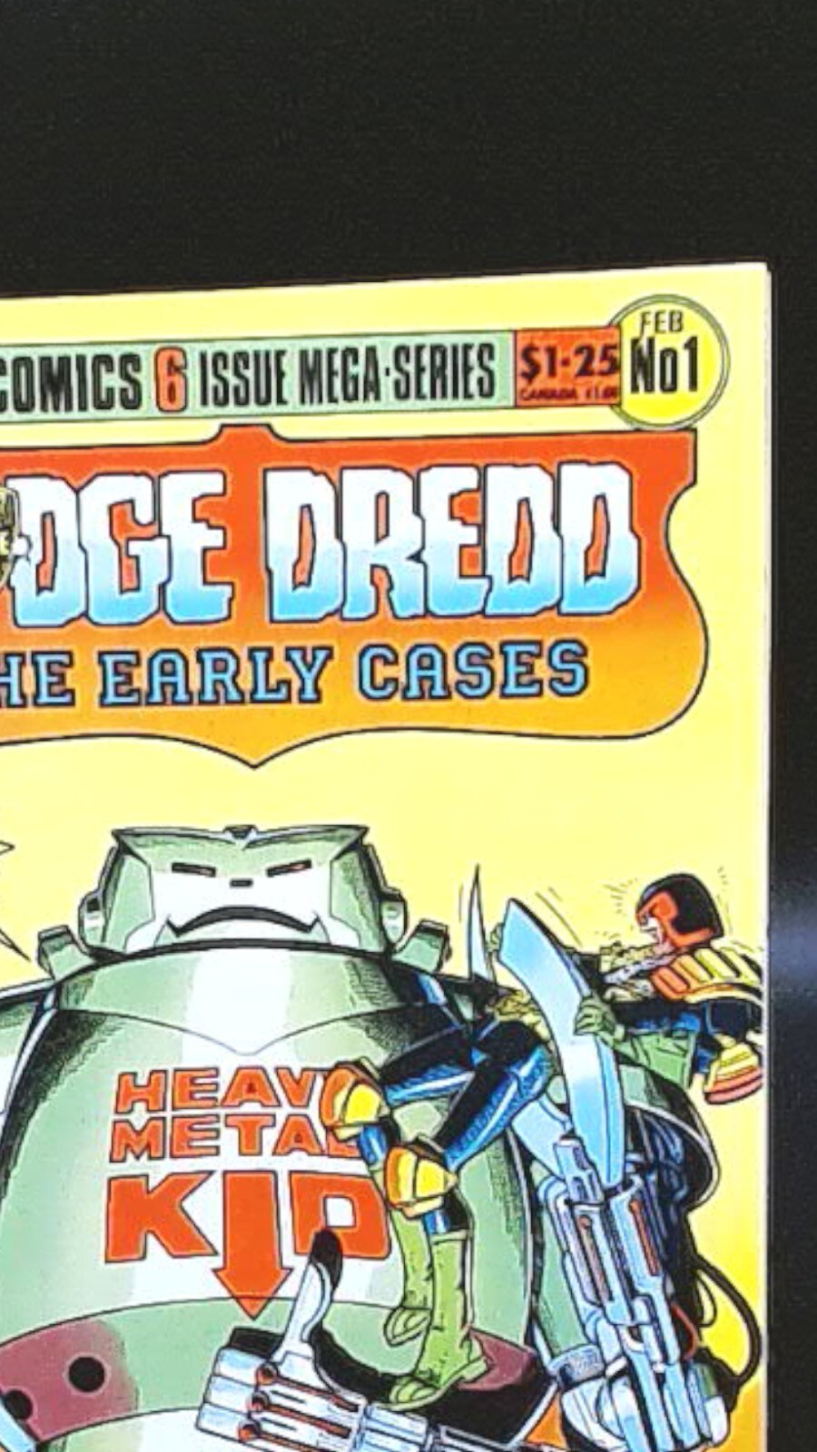 Judge Dredd: The Early Cases #1, 1986, Eagle Comics, High Grade NM