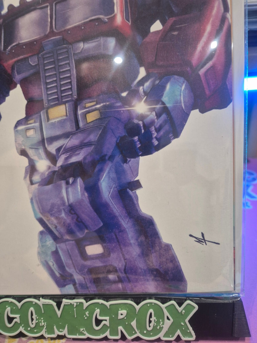 Transformers #25, Marco Turini Rare Exclusive Spotlight Variant, Ltd. 750, NM