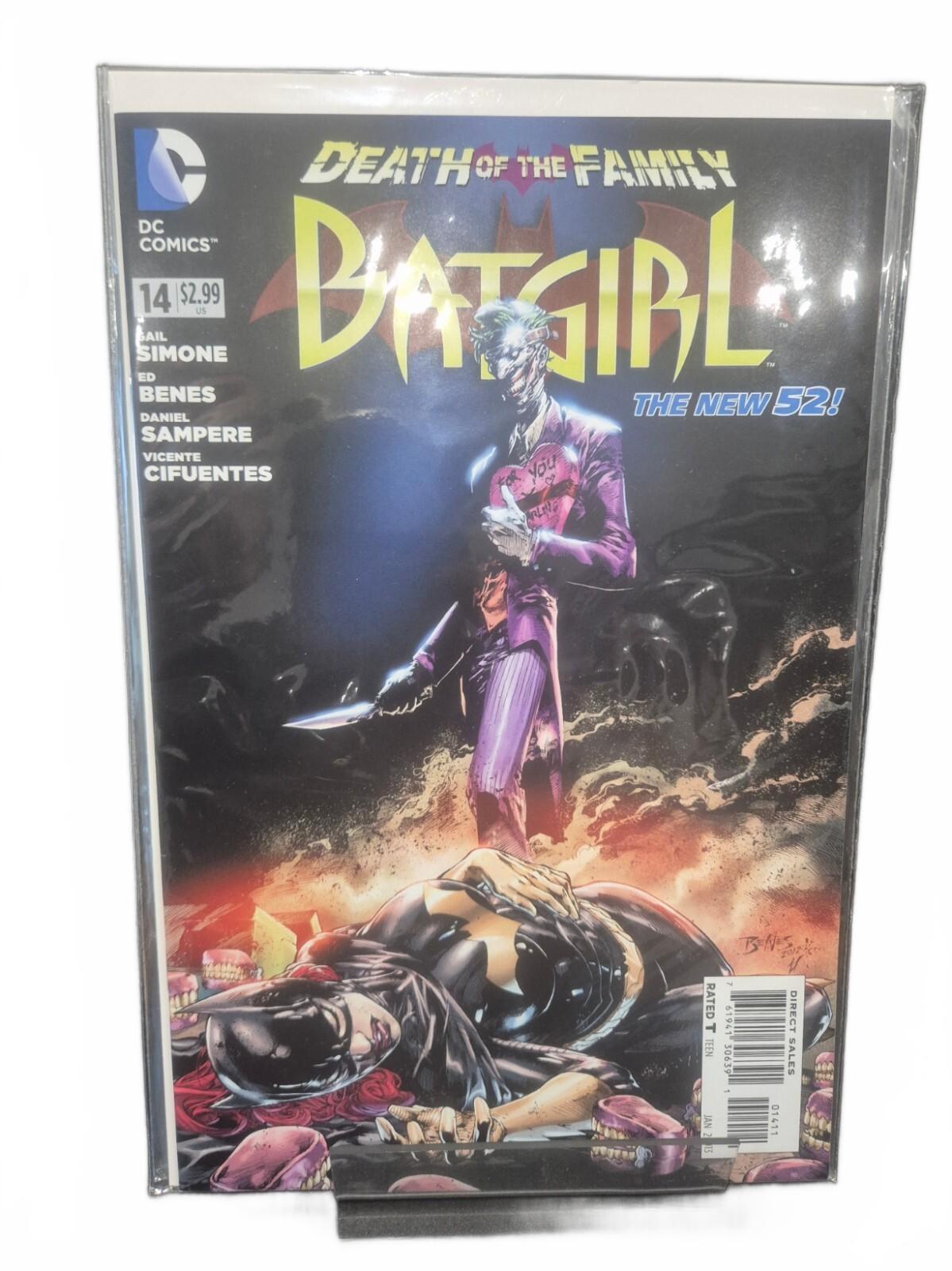Batgirl #14, 15 & 16, 2012, New 52 Death of the Family, Joker Covers, NM