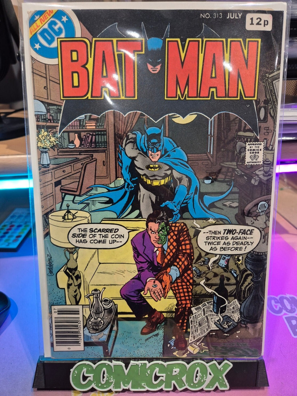 Batman #313, 1979, 1st Tim Fox, Two Face App, VF 8.0 or Higher