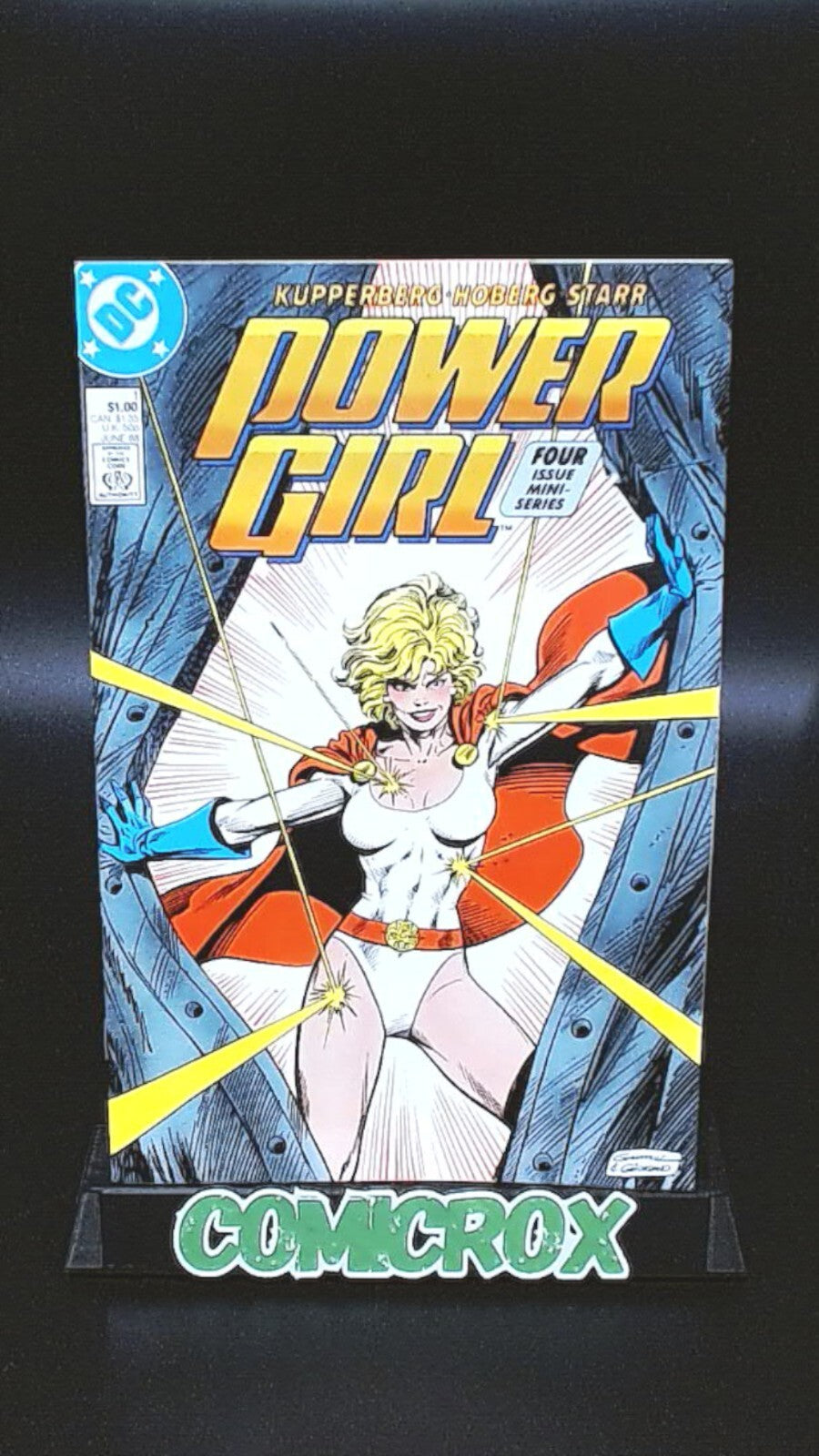 Power Girl #1, 1988, 1st Solo, V High Grade NM, in Mylar