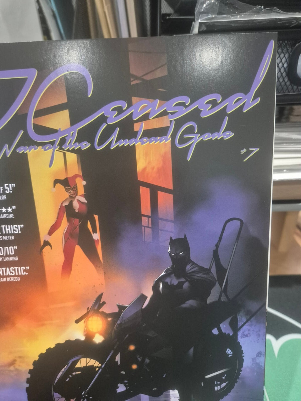 Dceased War of the Undead Gods #1, Purple Rain Homage Cover, VF/VF+
