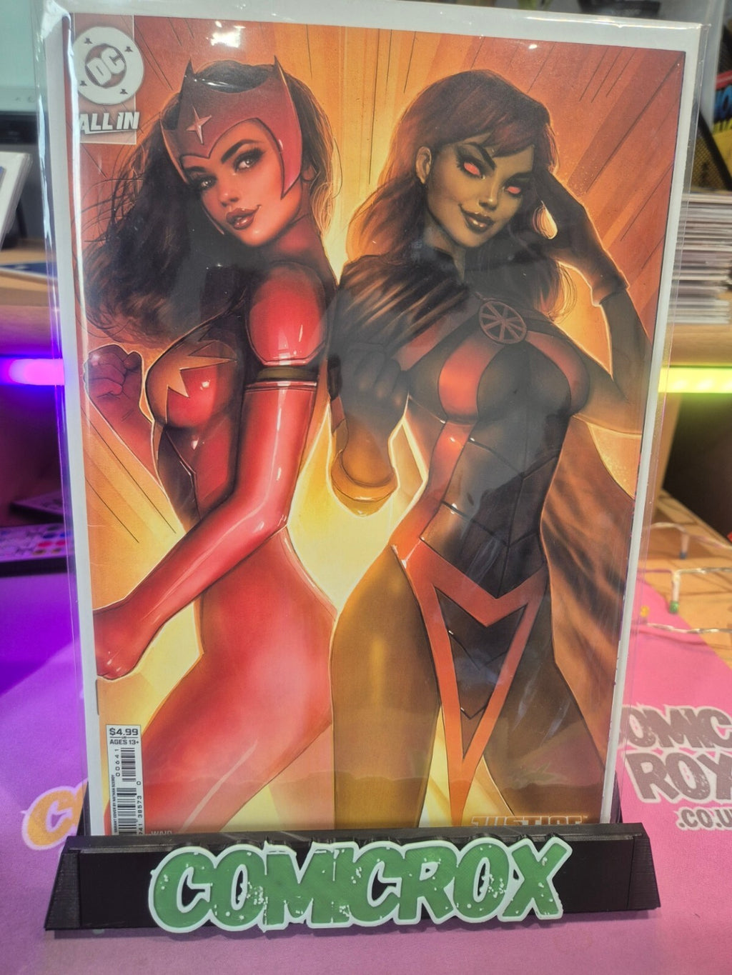 Justice League Unlimited #6, Nathan Szerdy Minimal Trade, US Import, NM