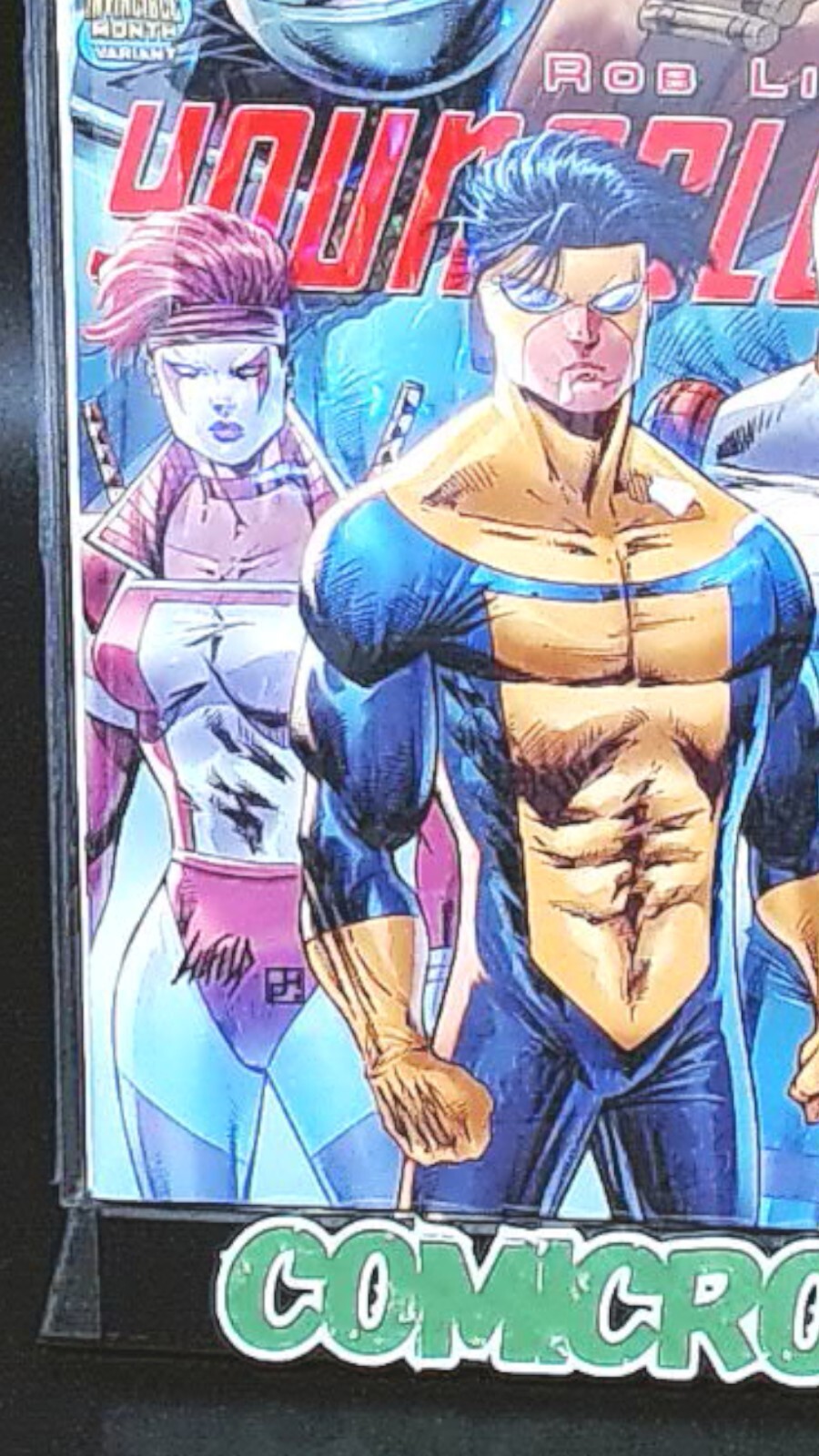 Youngblood #5, Invincible Team-Up Variant, SIGNED BY OTTLEY with COA