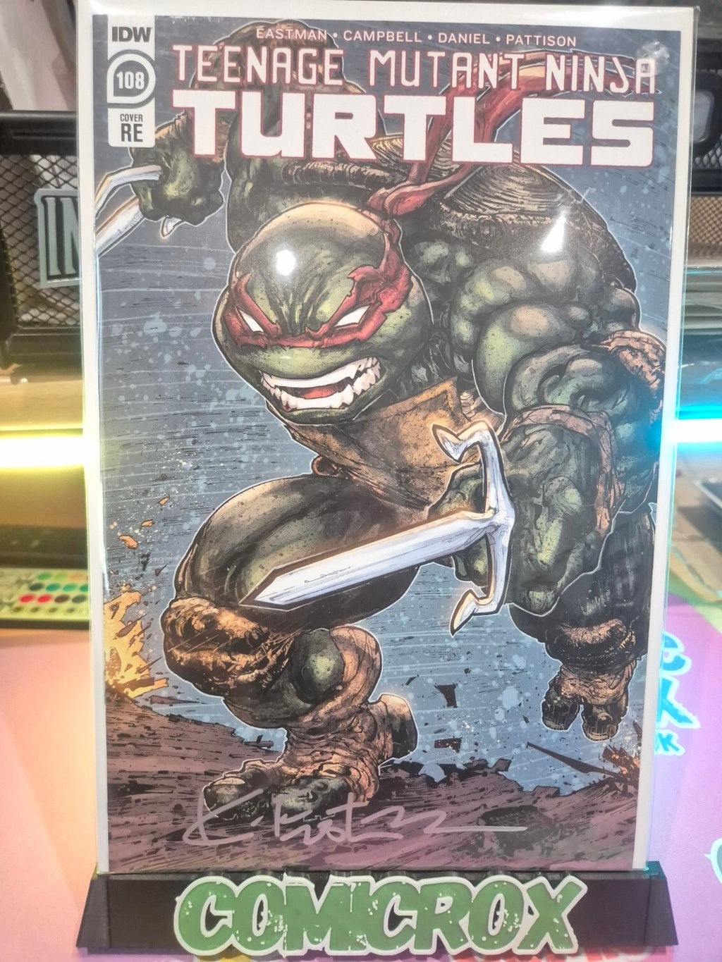 Teenage Mutant Ninja Turtles #108, Signed by Kevin Eastman with COA
