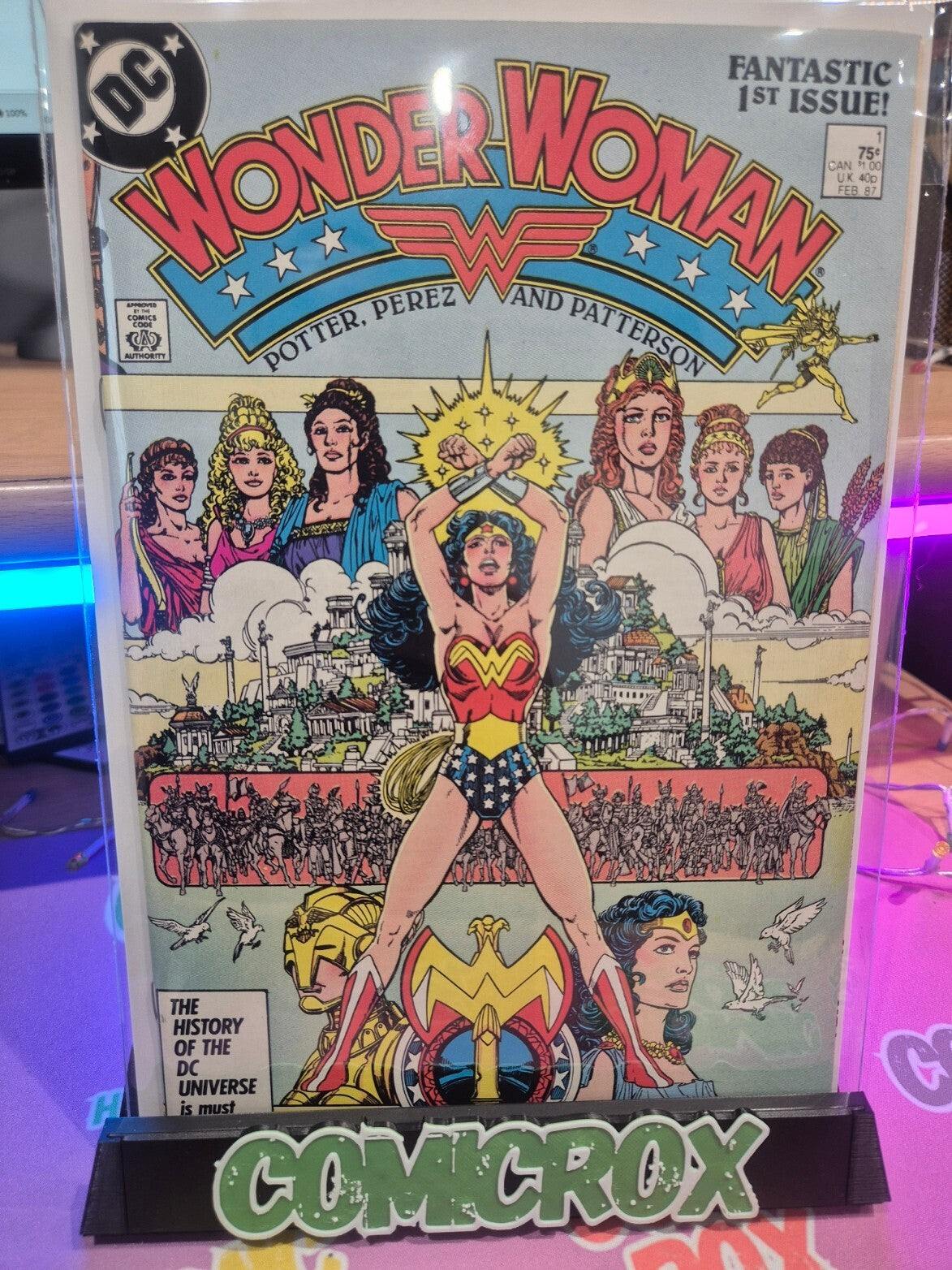 Wonder Woman #1, 1987, Key Issue, Very High Grade, 9.6/9.8