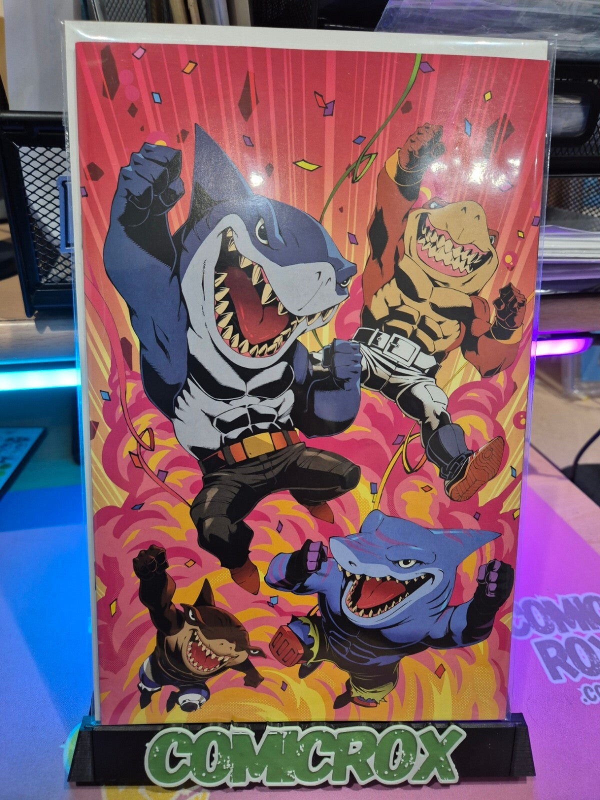 Street Sharks #1, Godtail NYCC Exclusive Variant Ltd. 500, NM/Mint