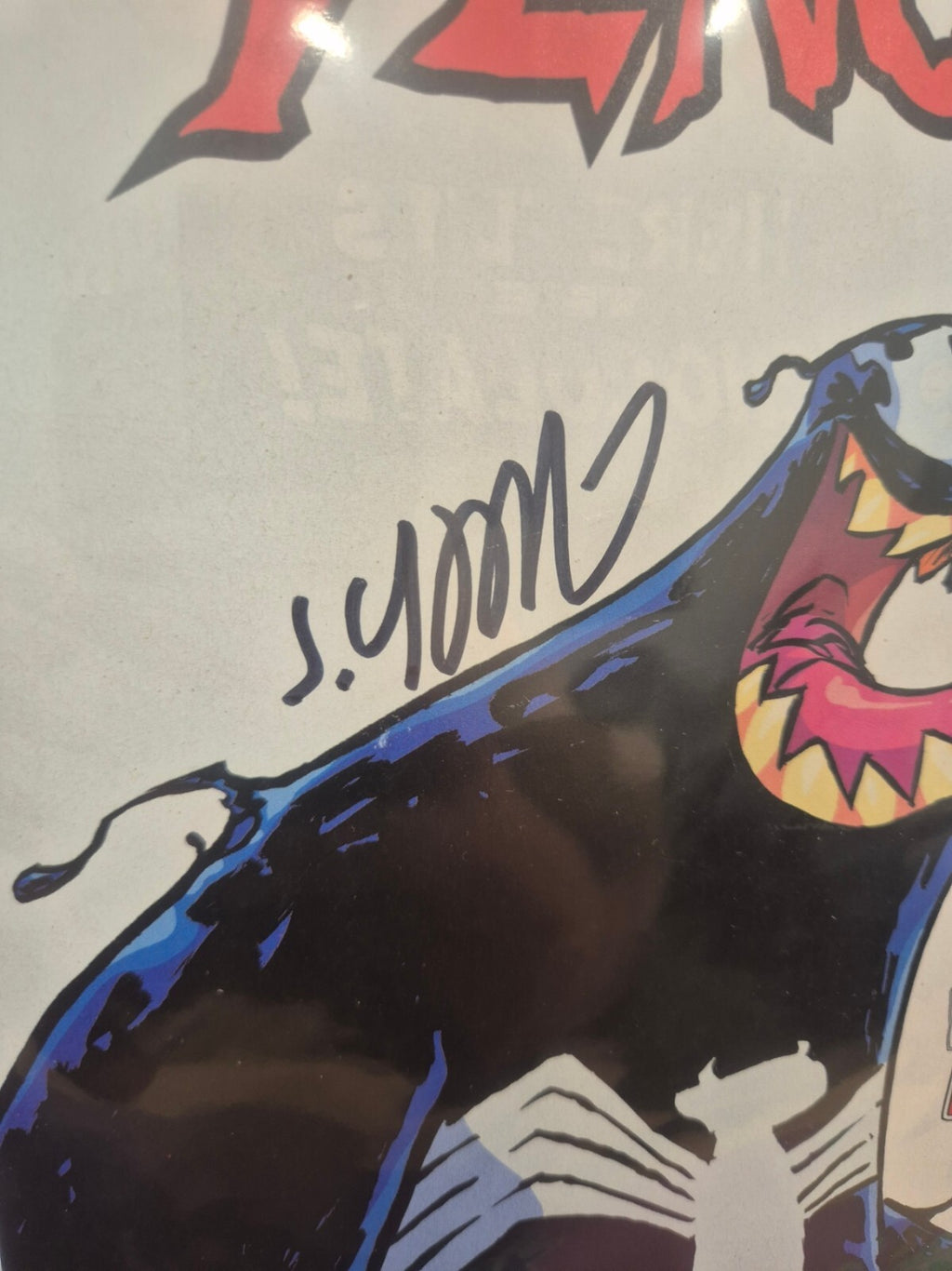 Venom #34, Signed by Skottie, Skottie Young Big Marvels Variant, NM