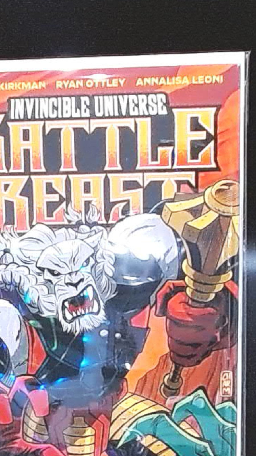 Battle Beast #3, 3rd Print, Signed by Ryan Ottley COA, NM+