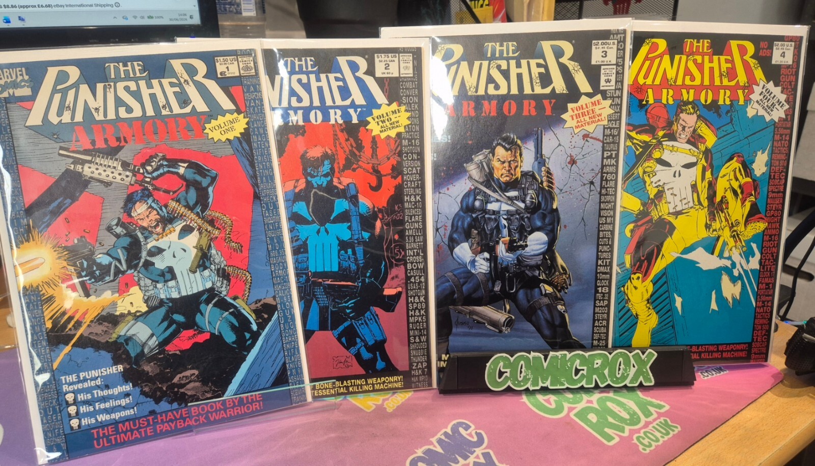Punisher Armory #1-4 (4 Books), 1990, All NM