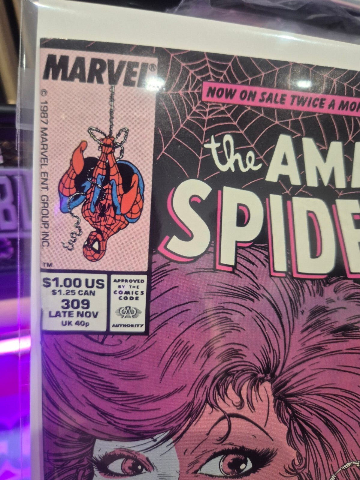 Amazing Spider-Man #309, 1988, 1st Team App Styx & Stone, NM