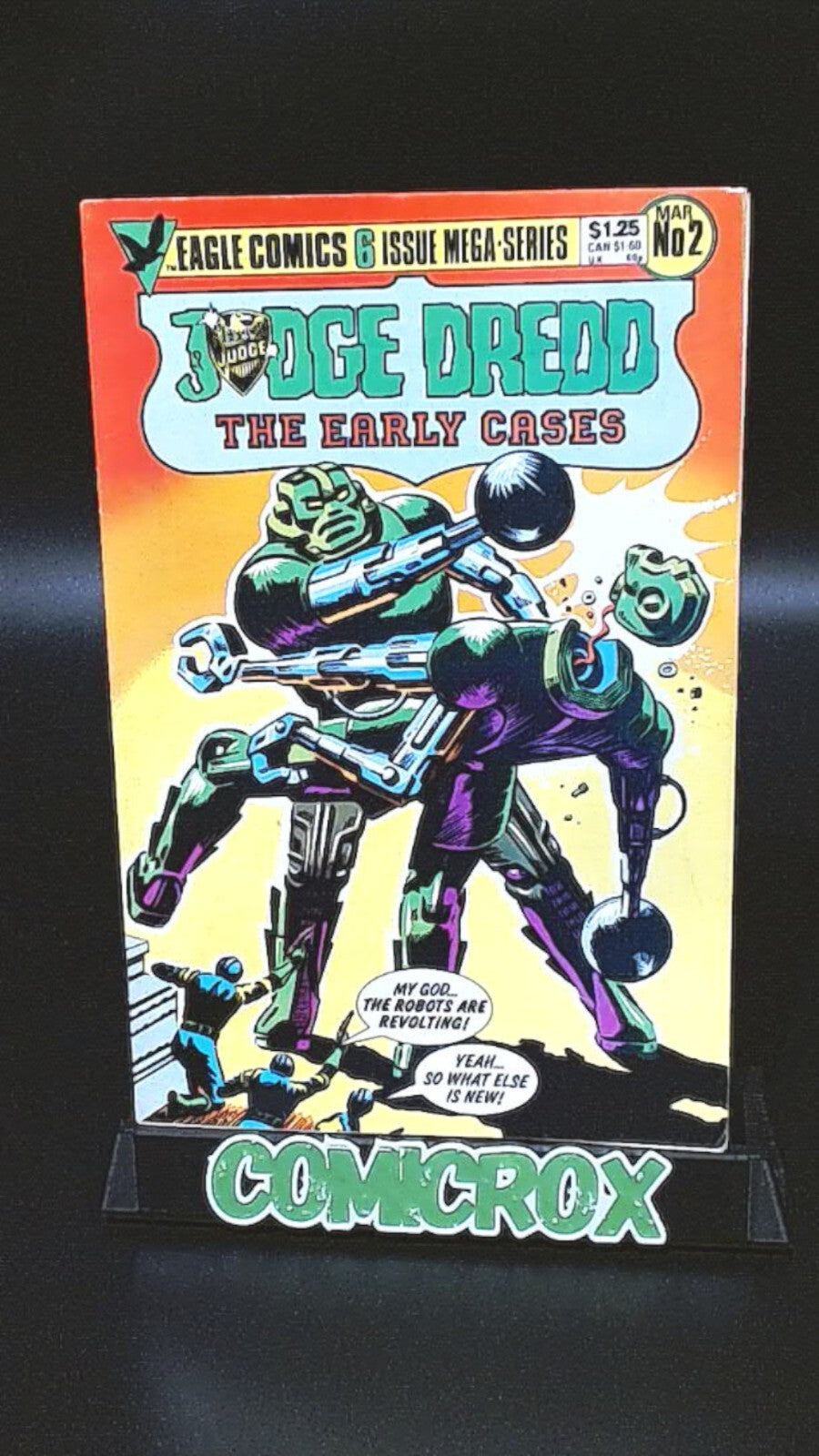 Judge Dredd: The Early Cases #2, 1986, Eagle Comics, VF