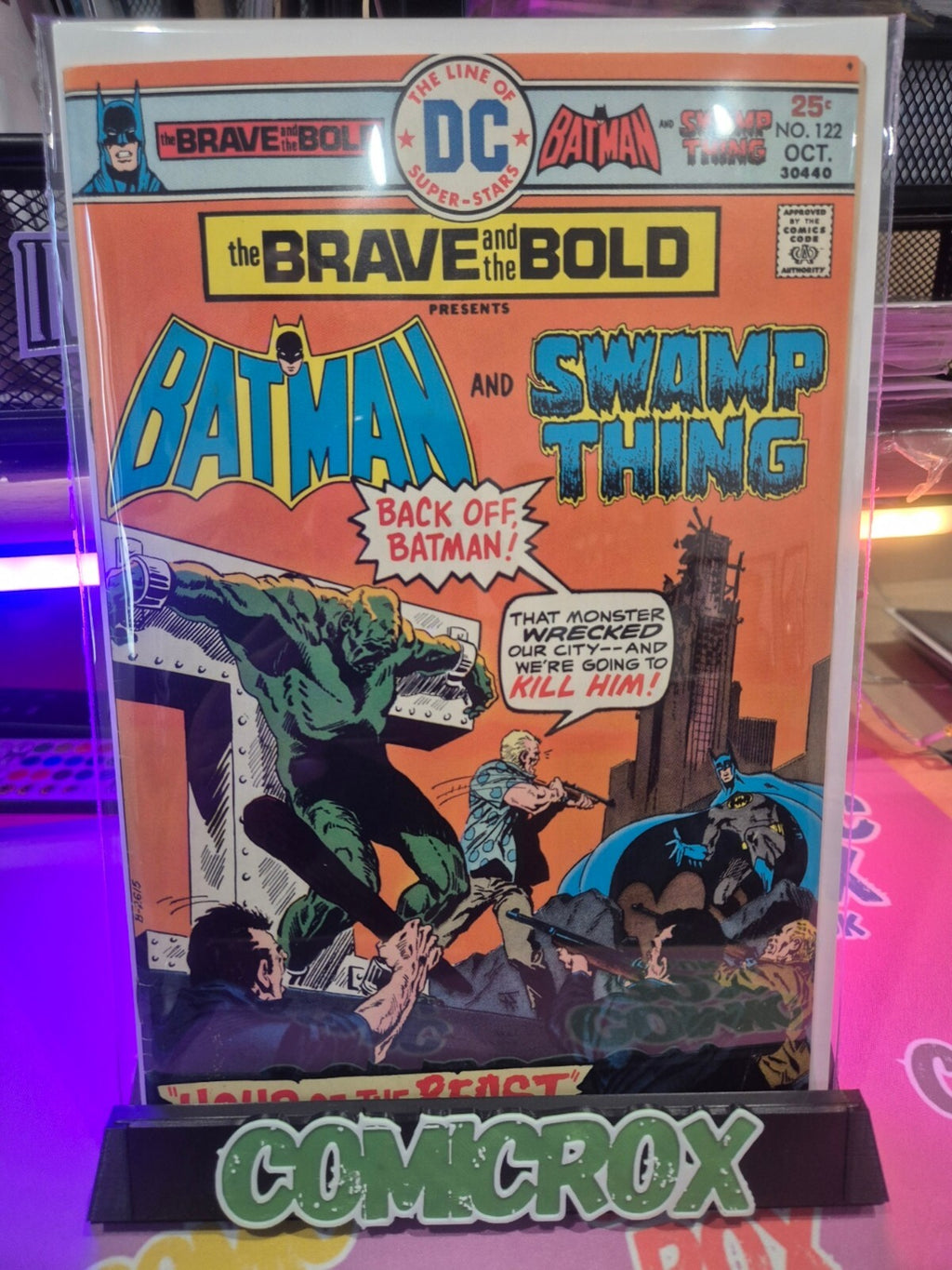 The Brave and the Bold #122, 1975, Batman & Swamp Thing, High Grade FN/VF