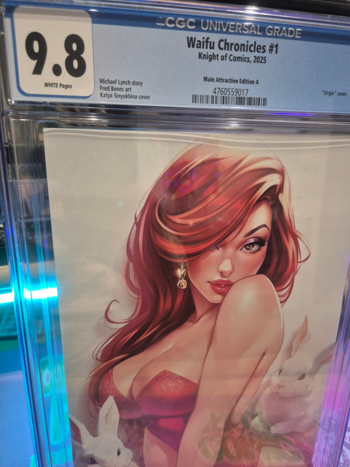 Waifu Chronicles #1, CGC 9.8, Jessica Rabbit, Main Attraction Virgin Cosplay