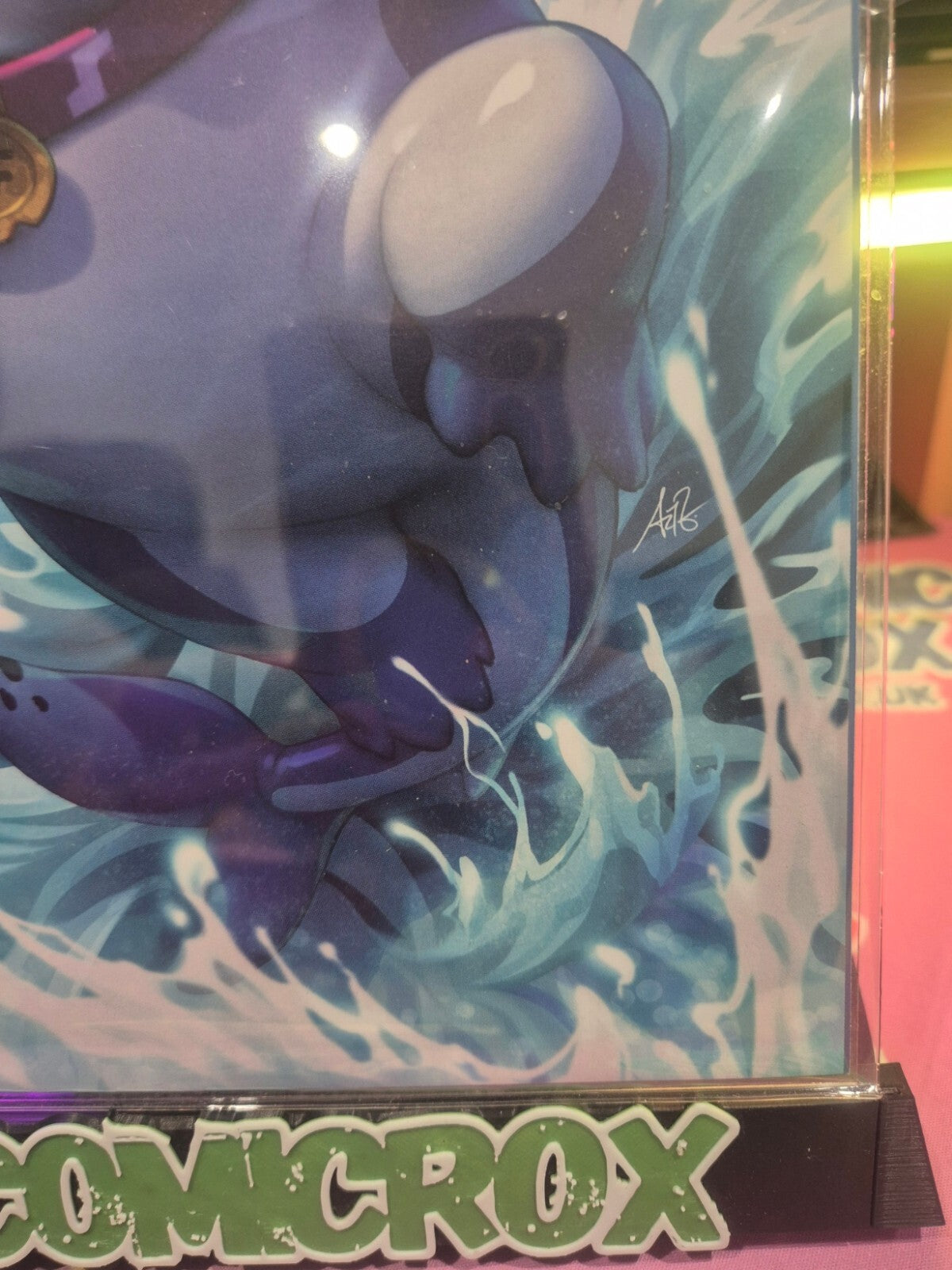 Jeff the Land Shark #1, Artgerm 1:100 Incentive Virgin Variant, NM+ 9.8, Mylar