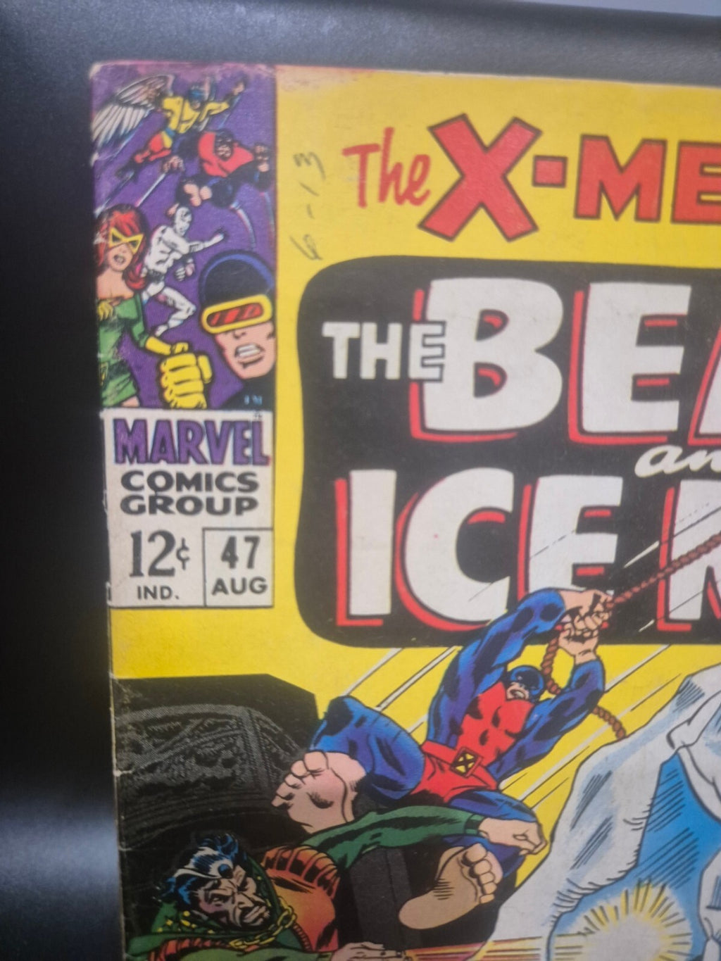 Uncanny X-Men #47, 1968, Ice-Man, Silver Age Marvel,  FN+