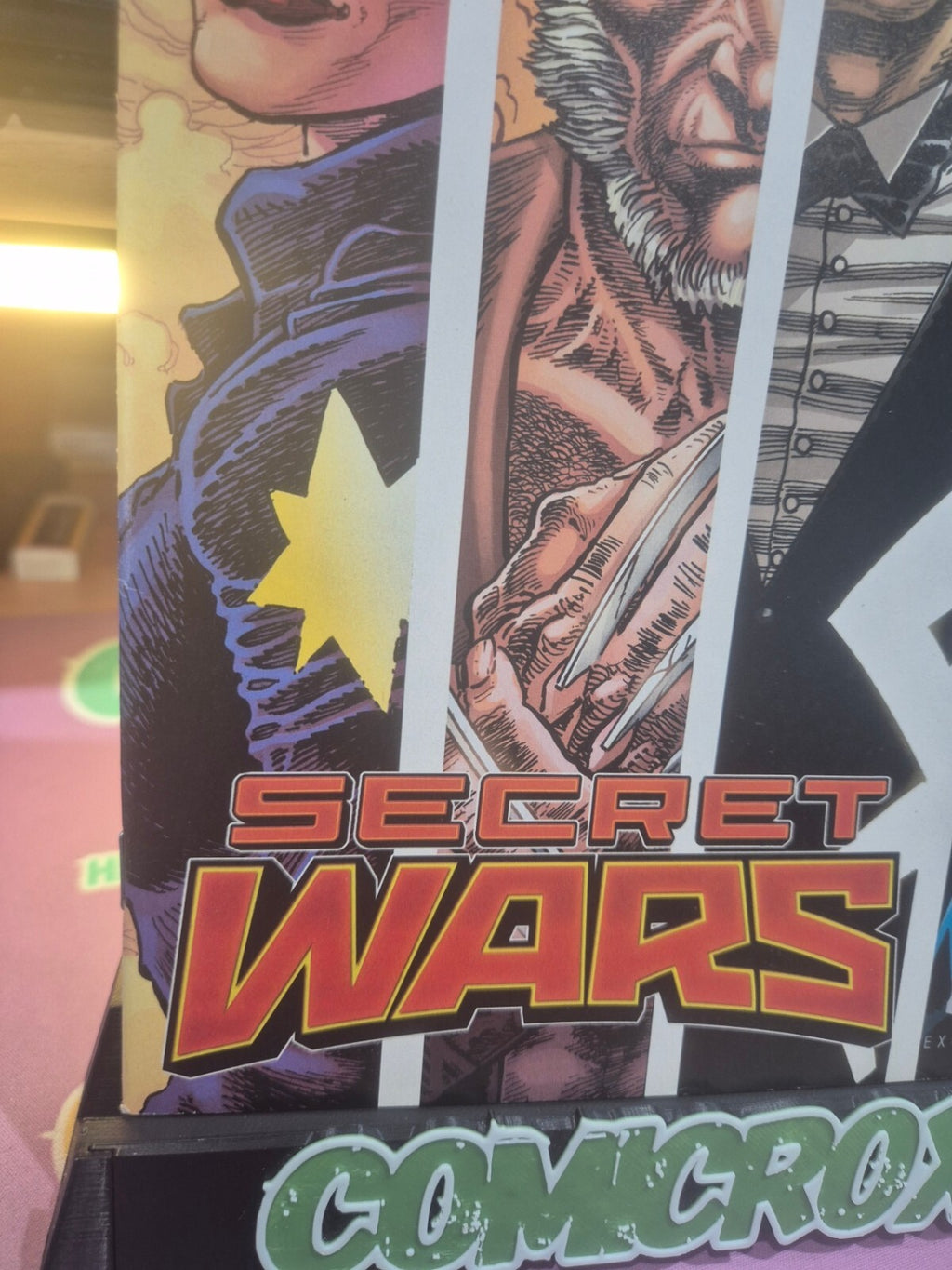 Secret Wars #1, 2015, Pat Broderick Exclusive Variant, Mylar, NM+