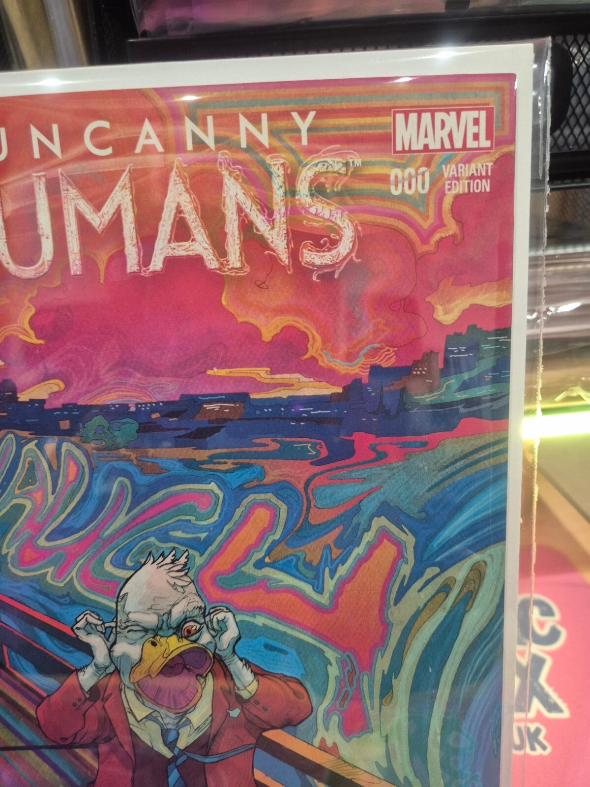 The Uncanny Inhumans #0, Bill Ward What the Duck?! Variant, 2015, NM