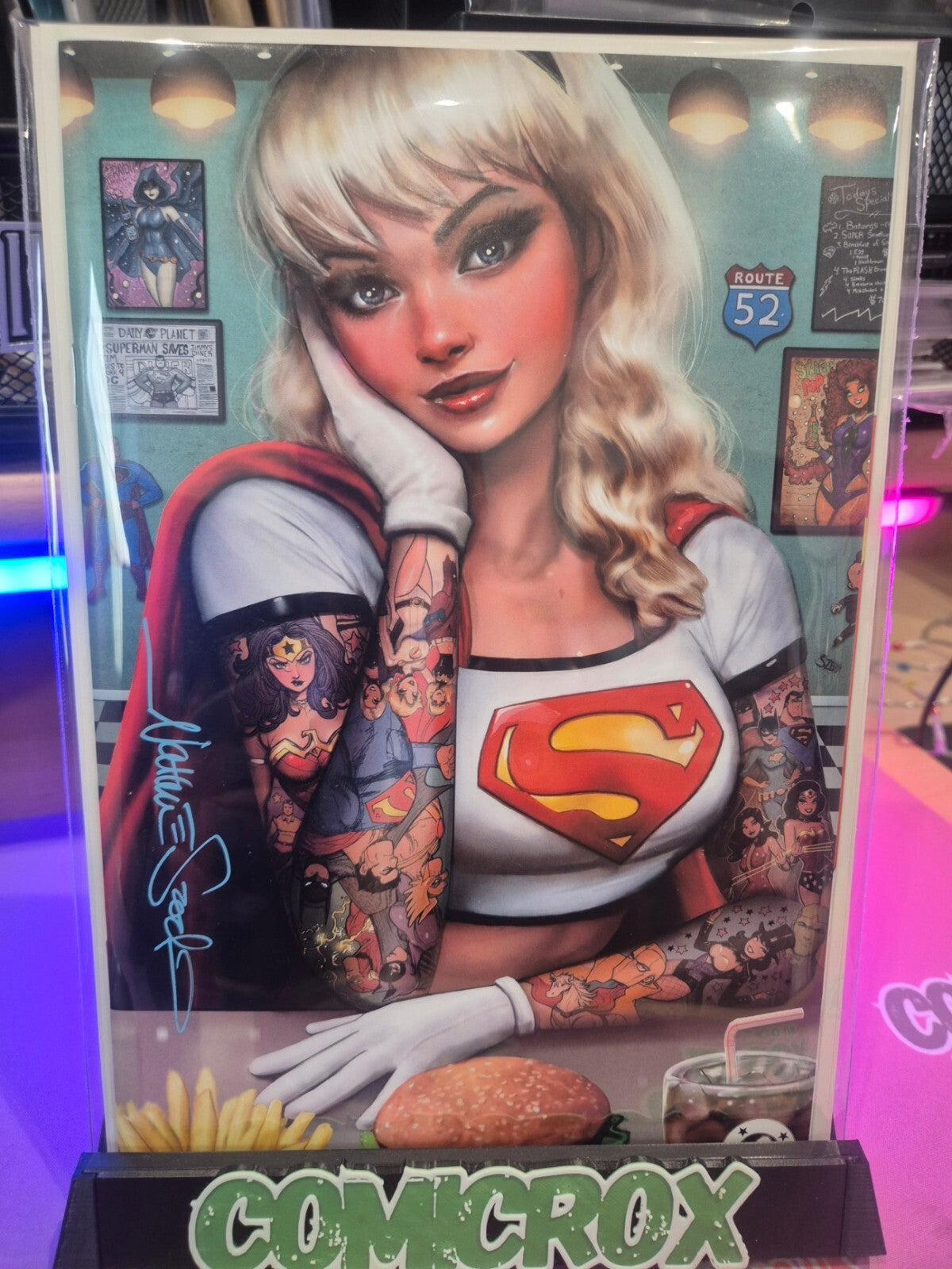 Superman #19, Szerdy Excl Virgin Ltd 1500, Signed By Szerdy with COA