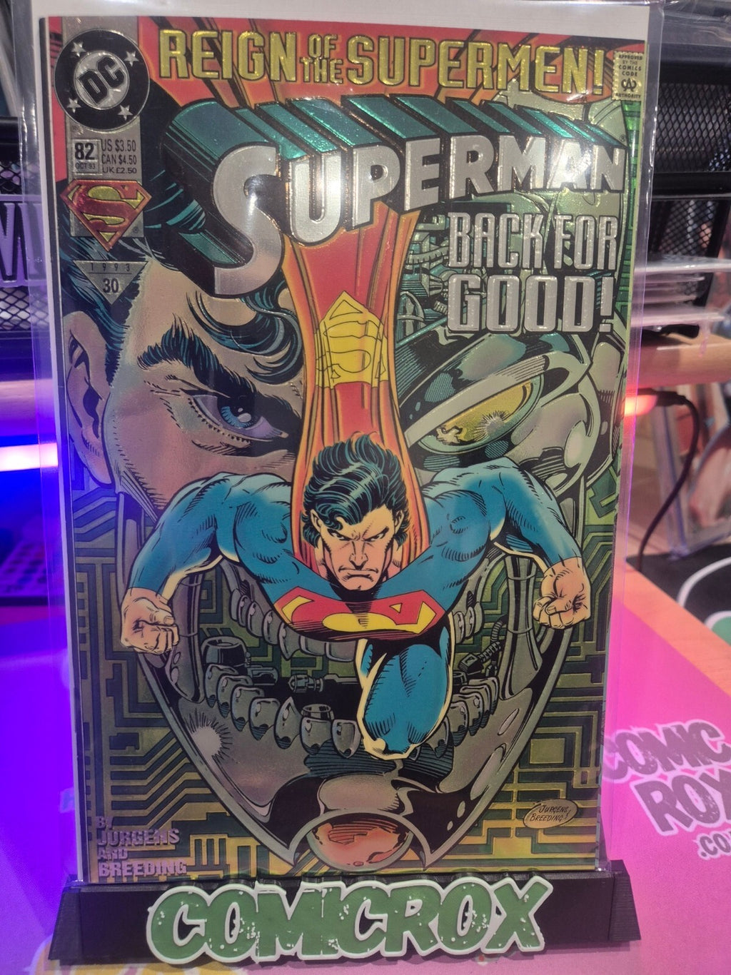 Superman #82, 1993, Chromium Edition, NM- 9.2 or Higher