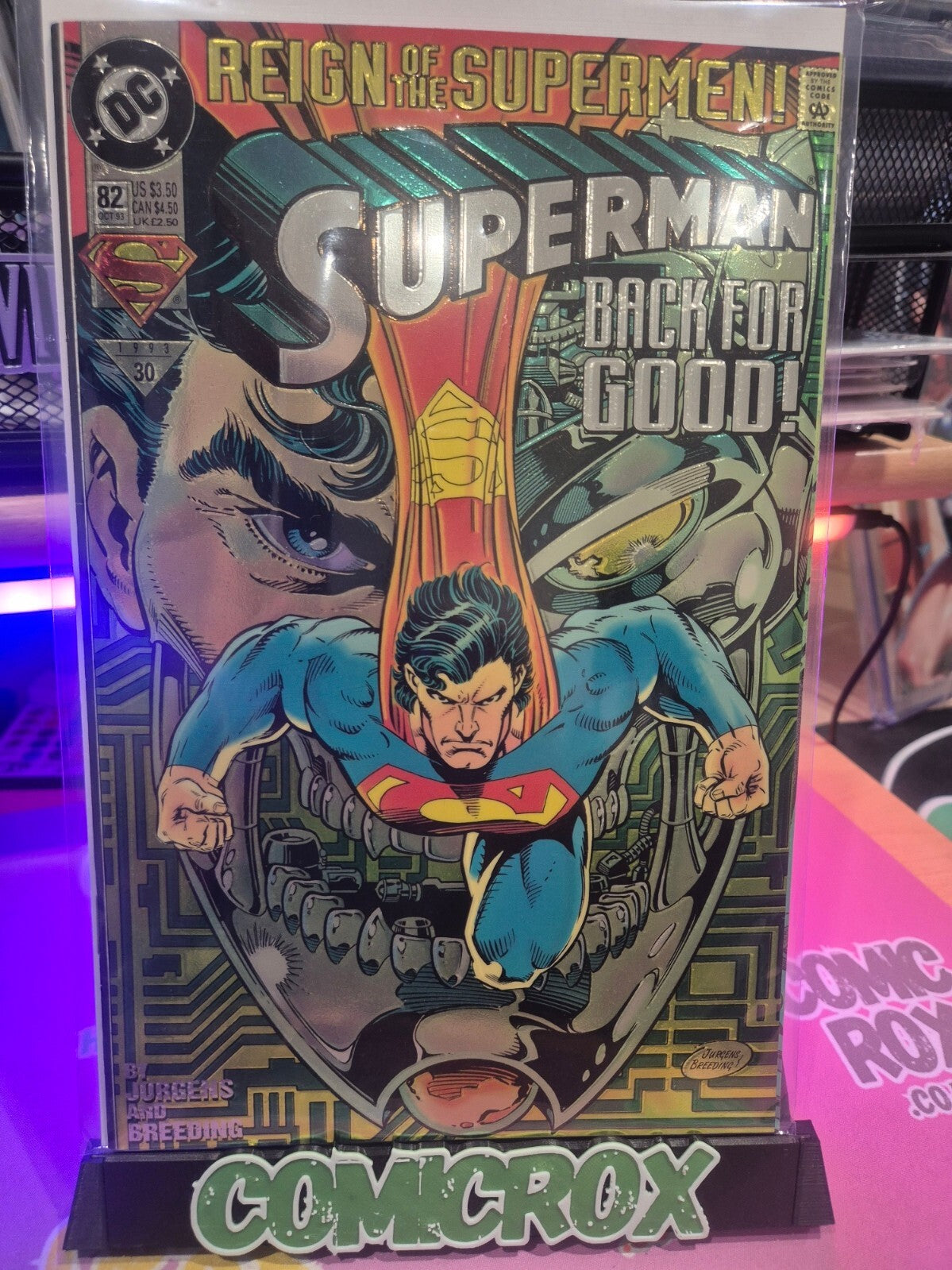 Superman #82, 1993, Chromium Edition, NM- 9.2 or Higher