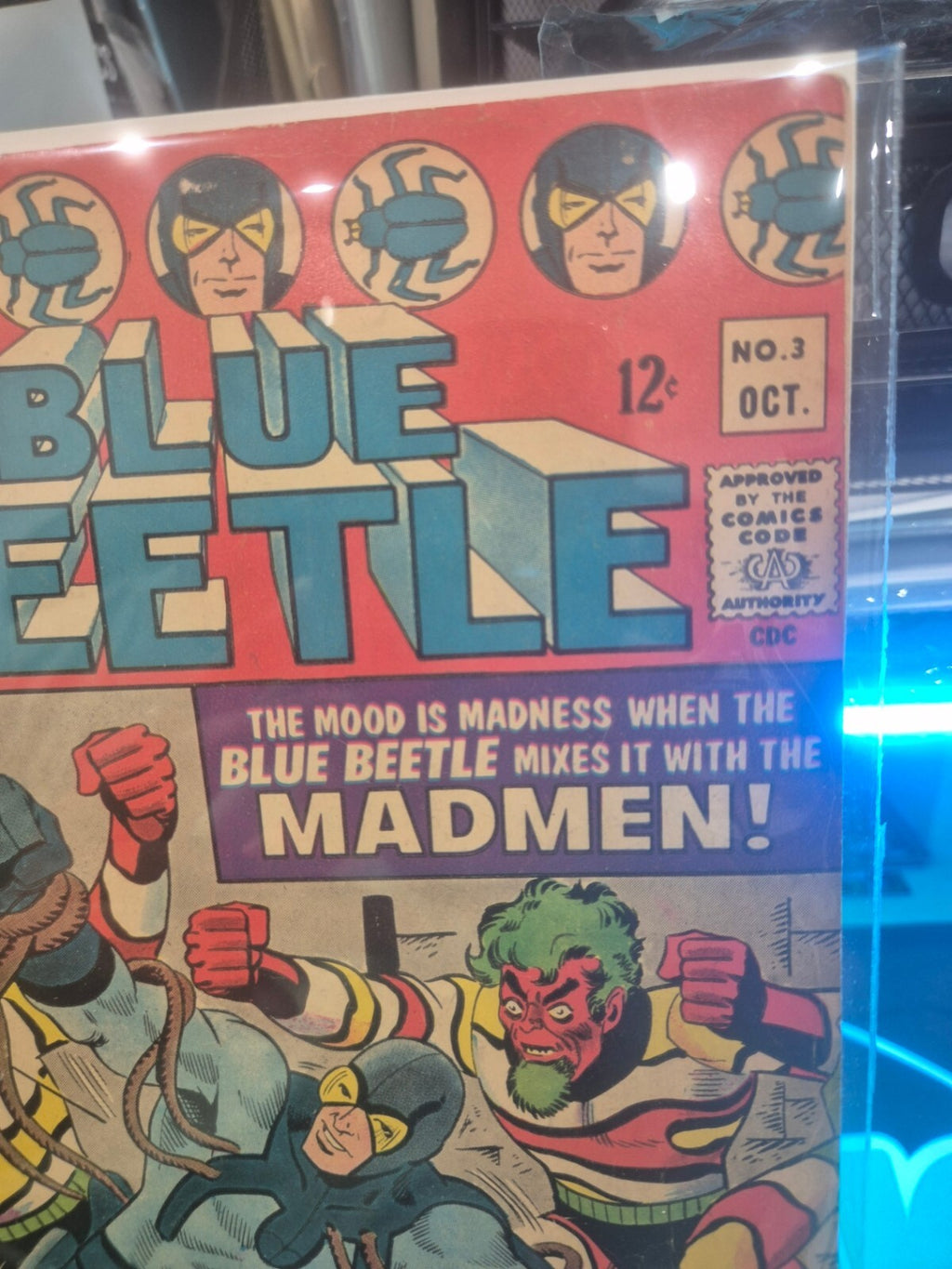 Blue Beetle #3, 1967, Charlton Comics, Steve Ditko, Key, VG/FN