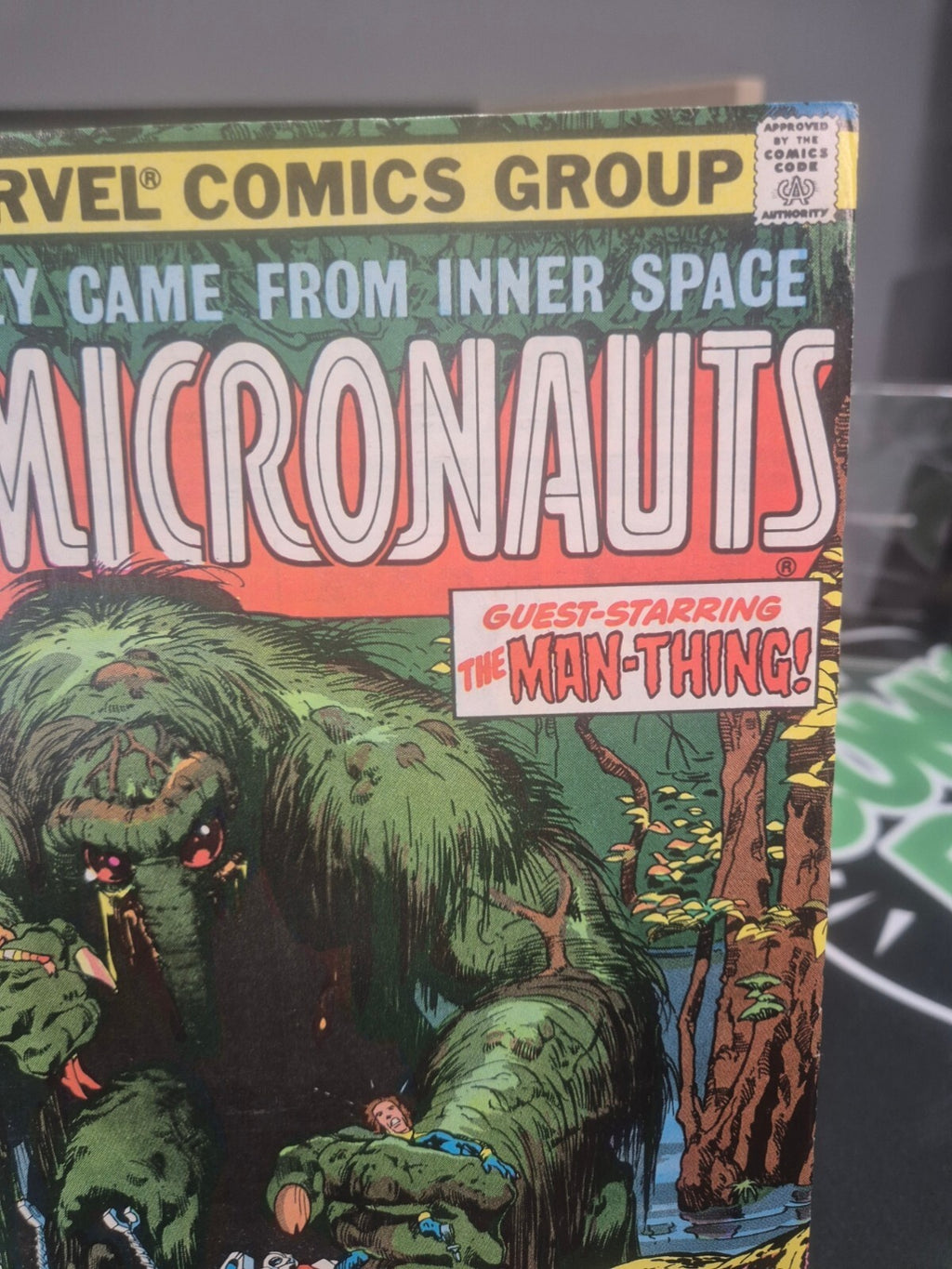 Micronauts #7, 1979, MAN THING, Marvel, High Grade NM 9.4