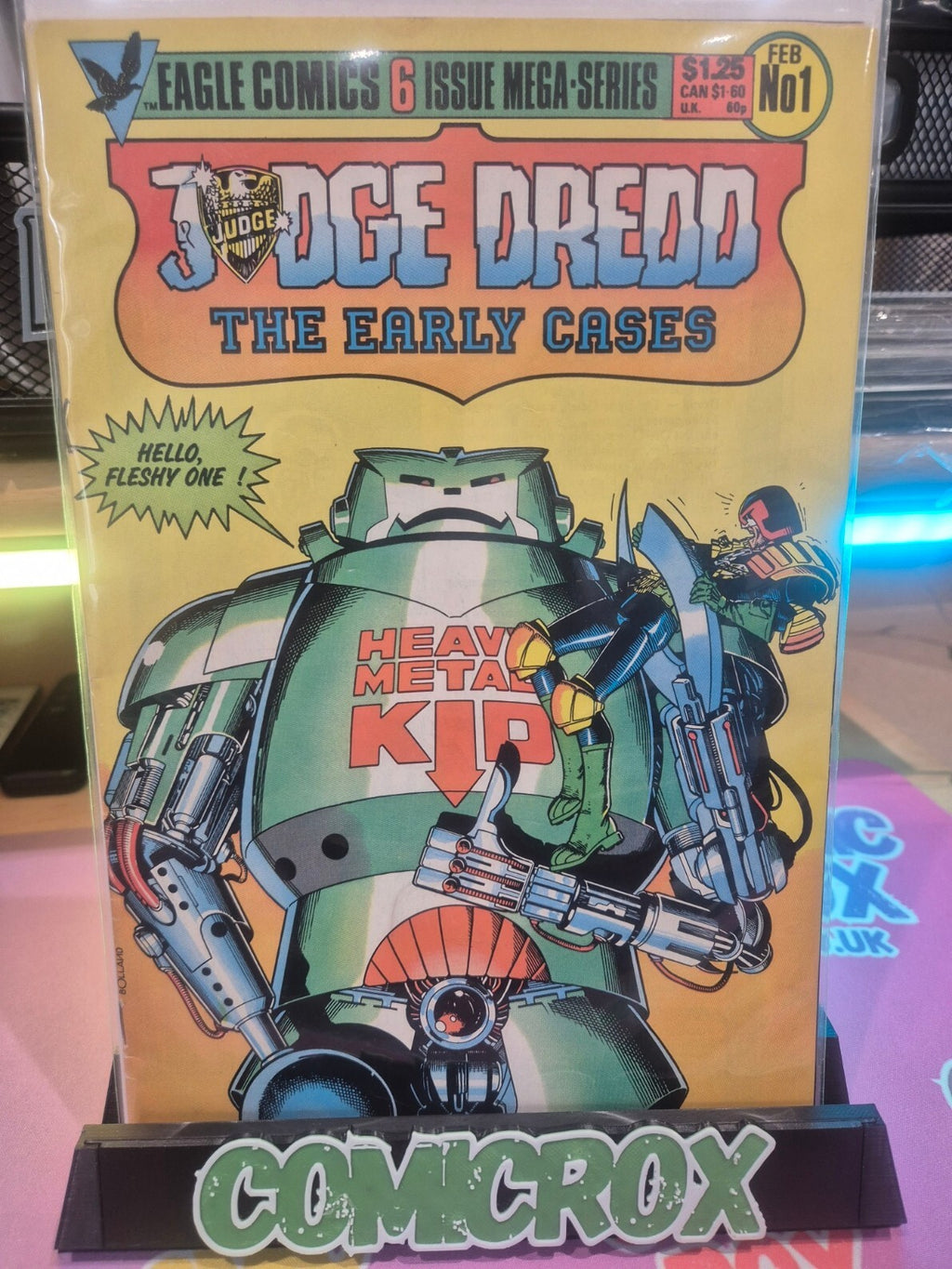 Judge Dredd: The Early Cases #1, Eagle Comics, 1986, VF/NM