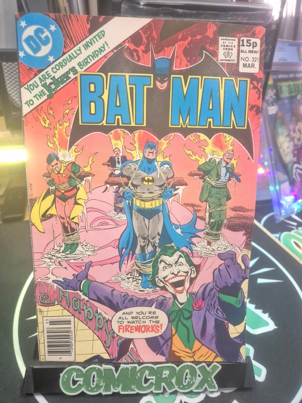 Batman #321, 1980, UK Price Variant, VF/ VF+  8.0/8.5 Or Higher