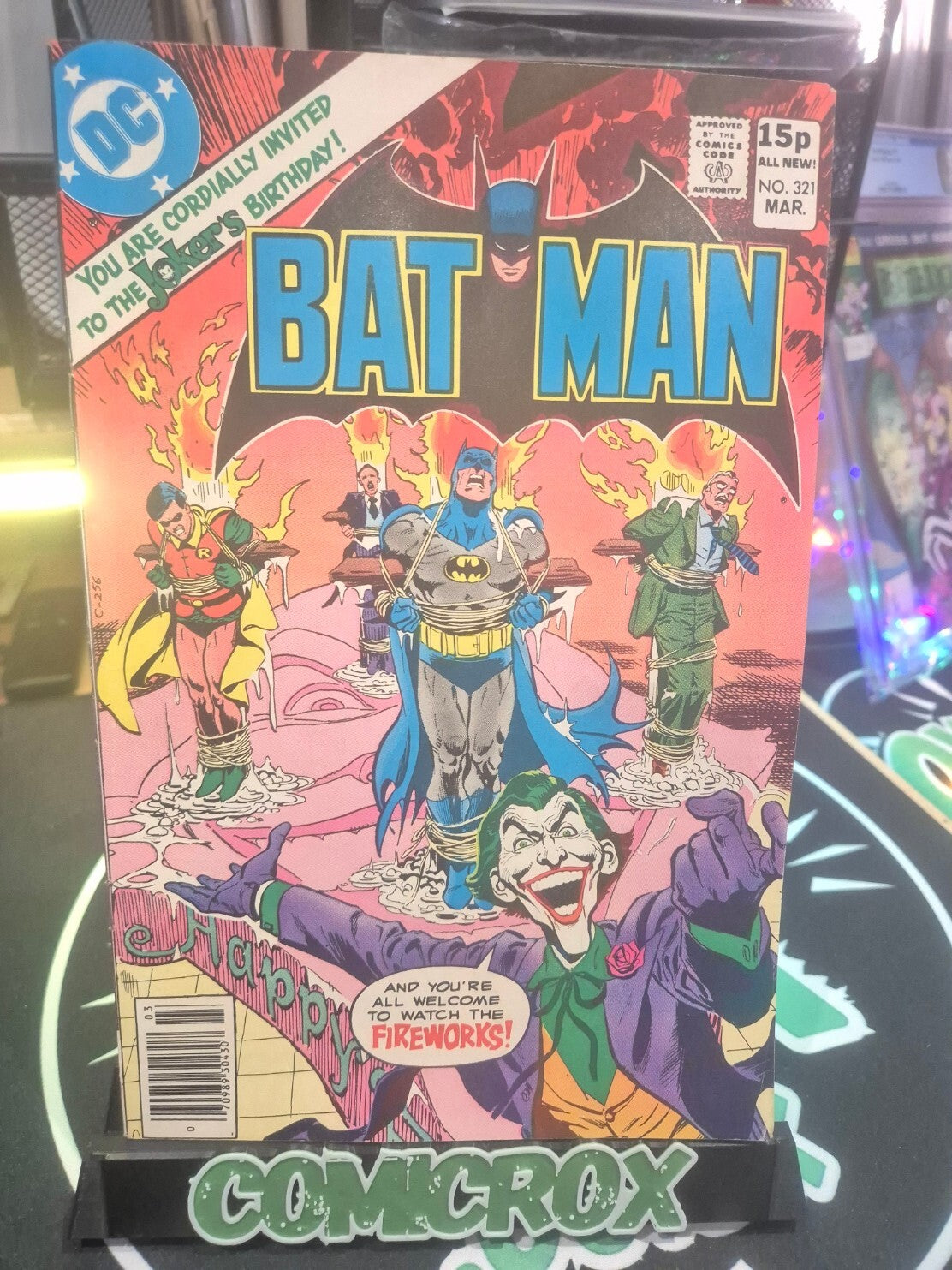 Batman #321, 1980, UK Price Variant, VF/ VF+  8.0/8.5 Or Higher
