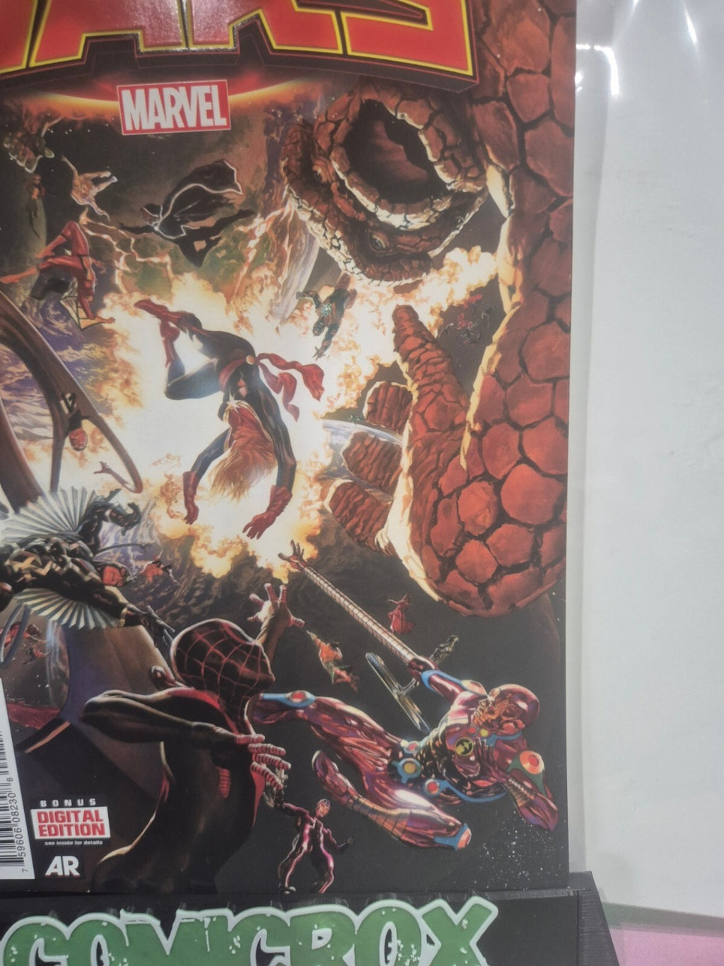 Secret Wars #1, 2015, Alex Ross Embossed Cover, Mylar, NM