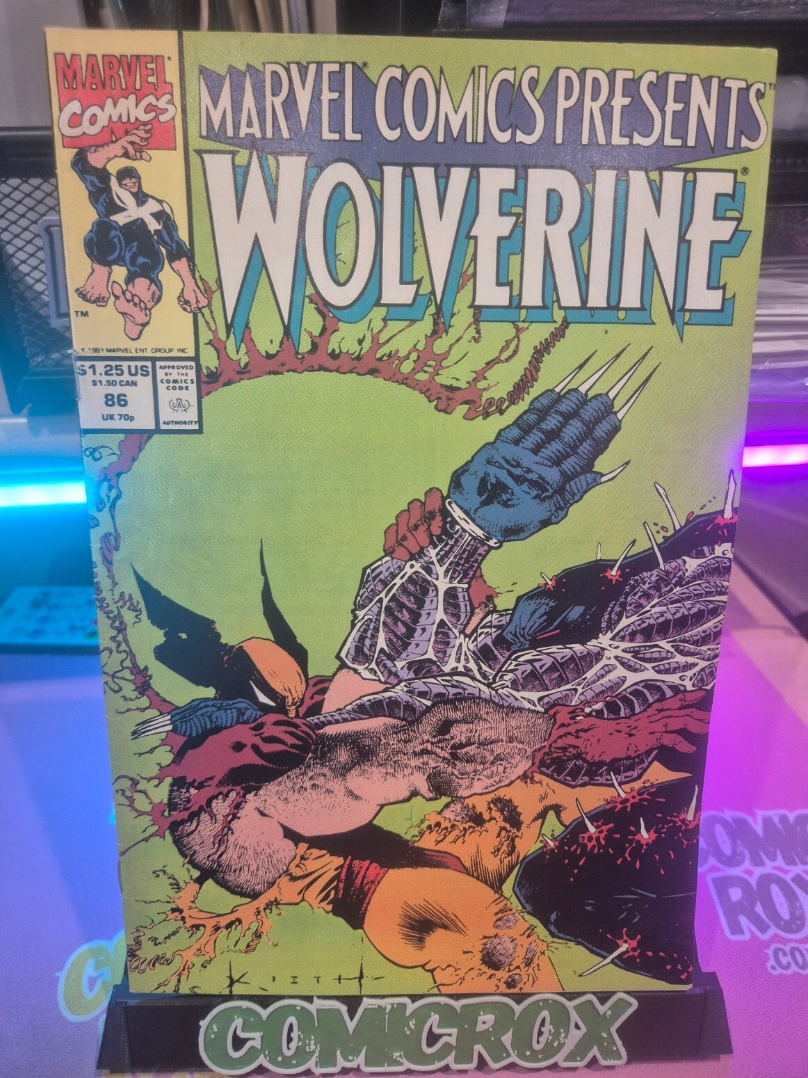 Marvel Comics Presents #72, 1991, Wolverine, 1st Appearance Cyber,  VF+