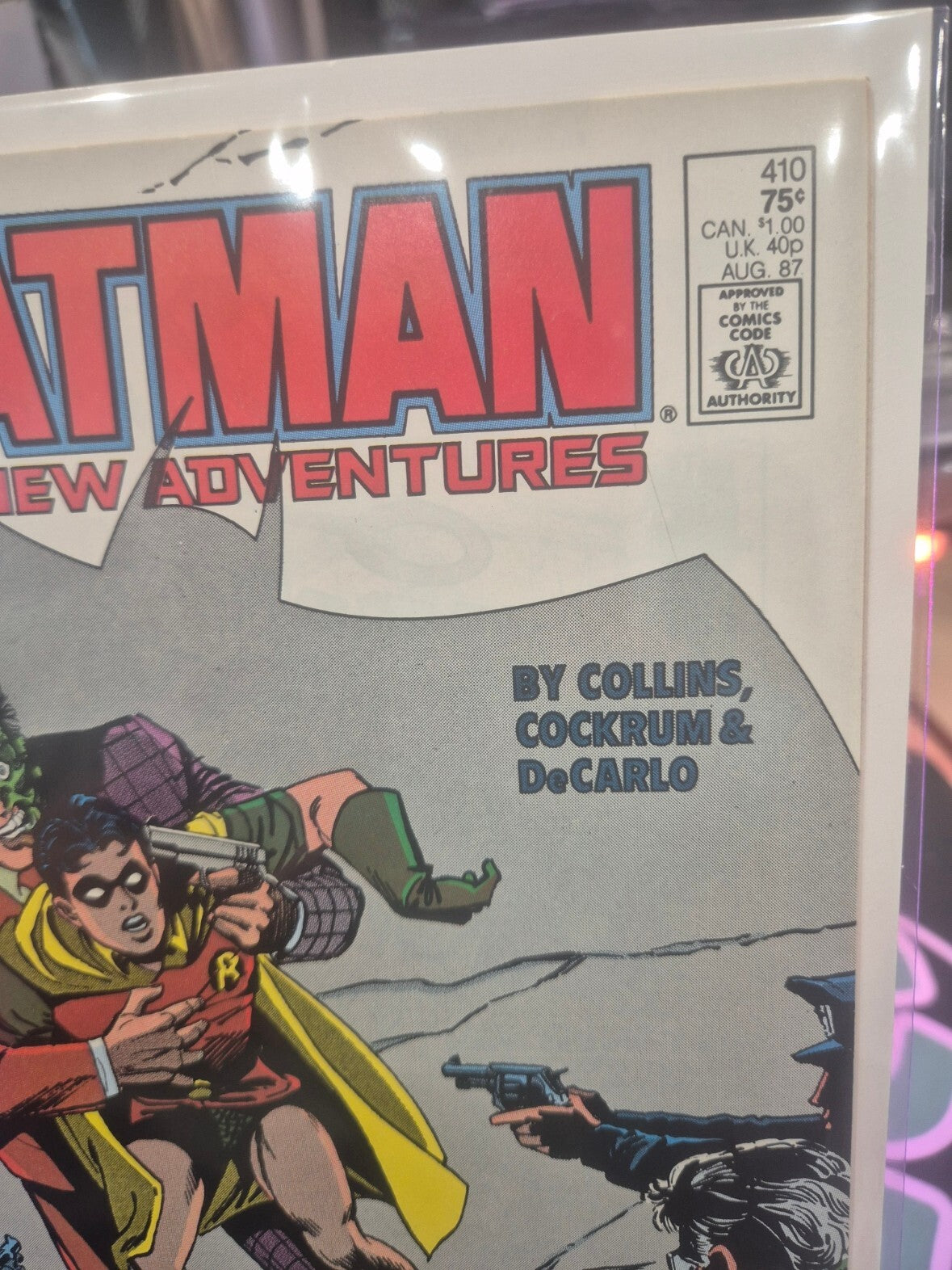 Batman #410, The New Adventures, 1987, Origin of Two-Face, NM