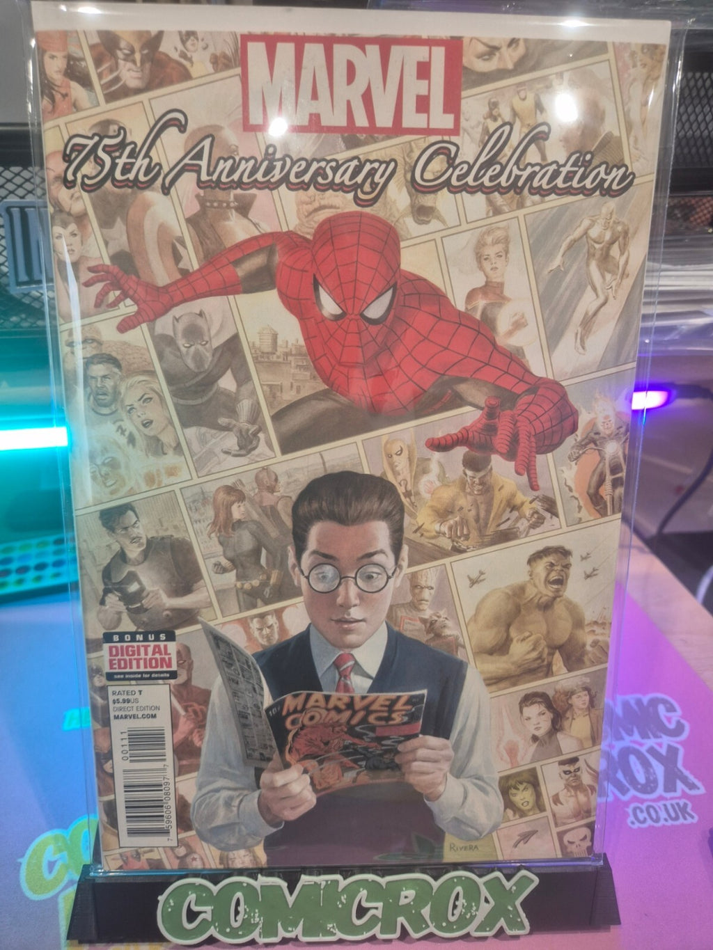 Marvel 75th Anniversary Celebration, KEY: Last Published Story of Stan Lee, NM+