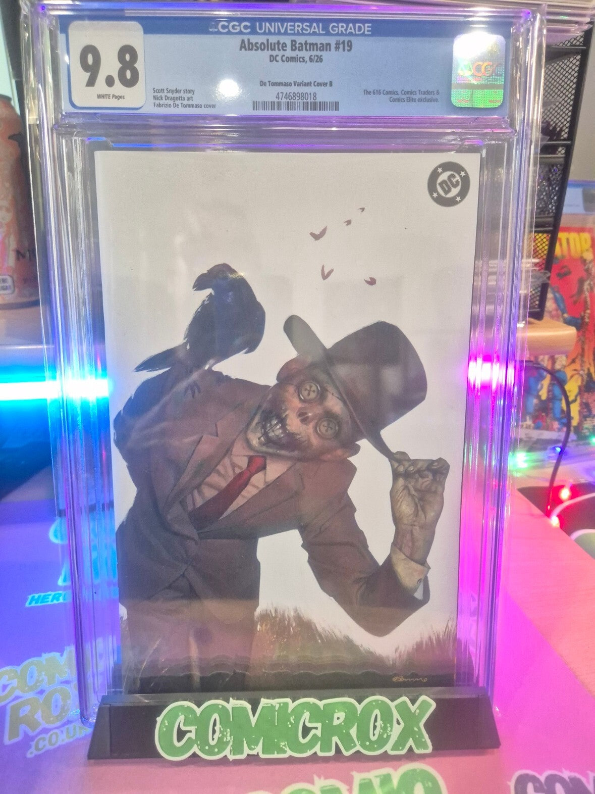 Absolute Batman #19, CGC 9.8, De Tommaso Exclusive Spotlight Variant Ltd. 1000