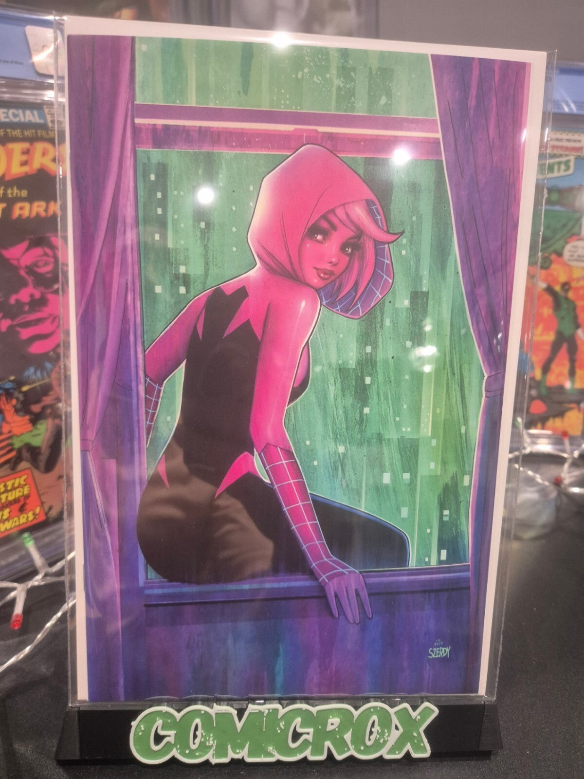 Amazing Spider-Man #69, 2025, Szerdy GHIST SPIDER VIRGIN Variant, NM+