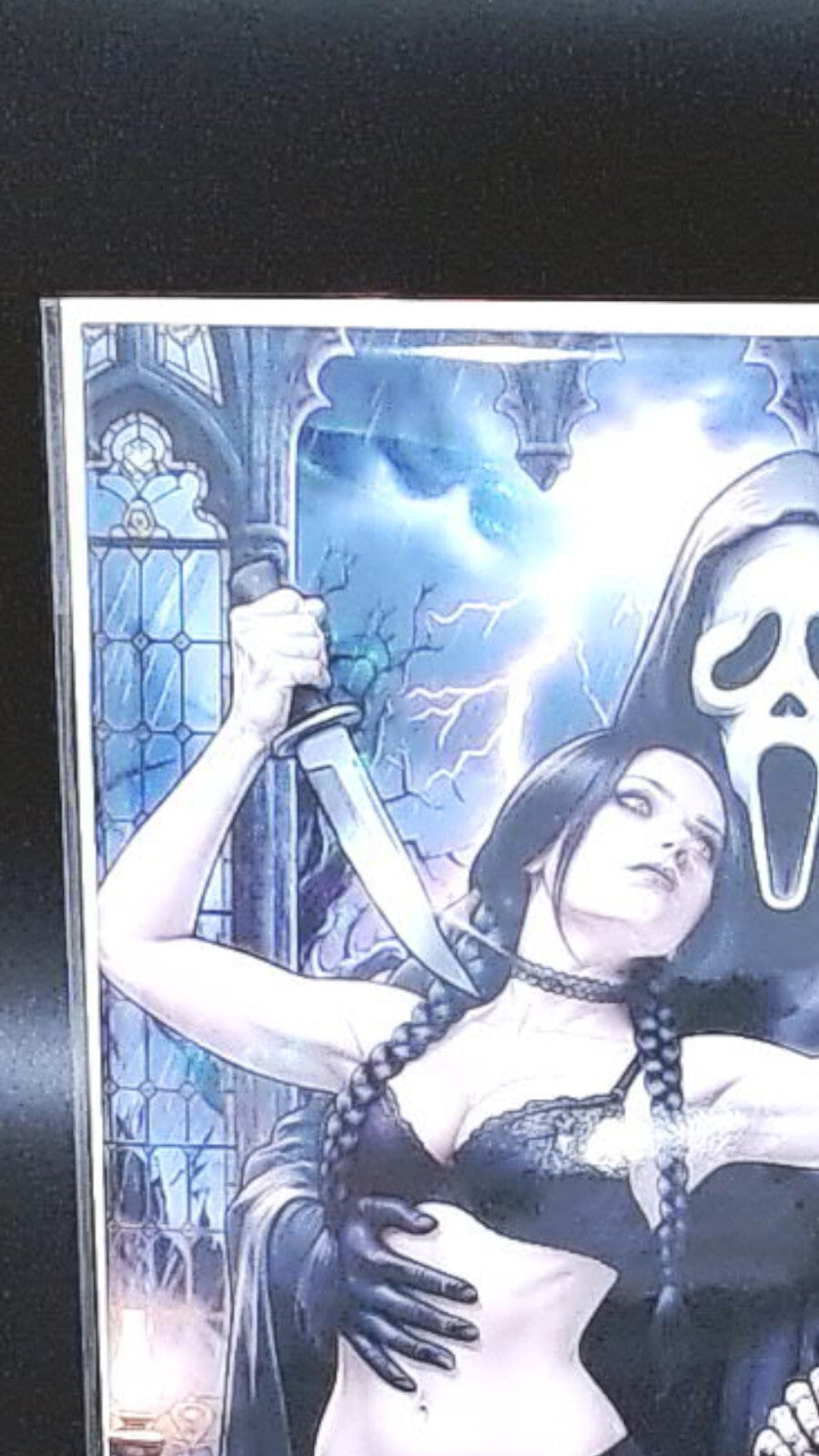 Scream Ghost Face Wednesday Addams Artbook, Ltd only 33, COA  NAUGHTY VARIANT