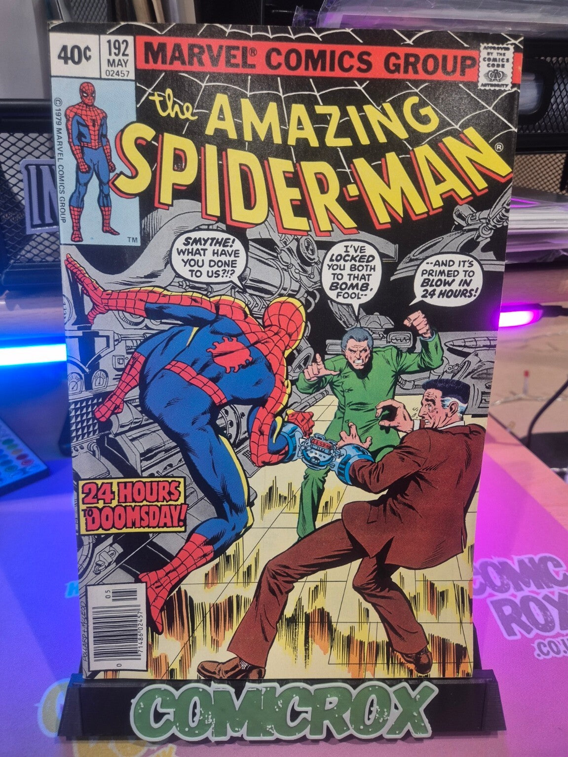 Amazing Spider-Man #192, 1979, Death of Spencer Smythe VF/NM